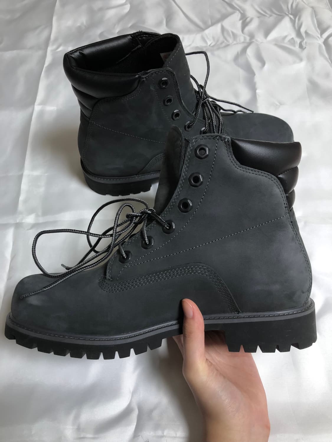 팀버랜드 그레이 누벅 워커 부츠 250-260추천 새거 상품이미지3