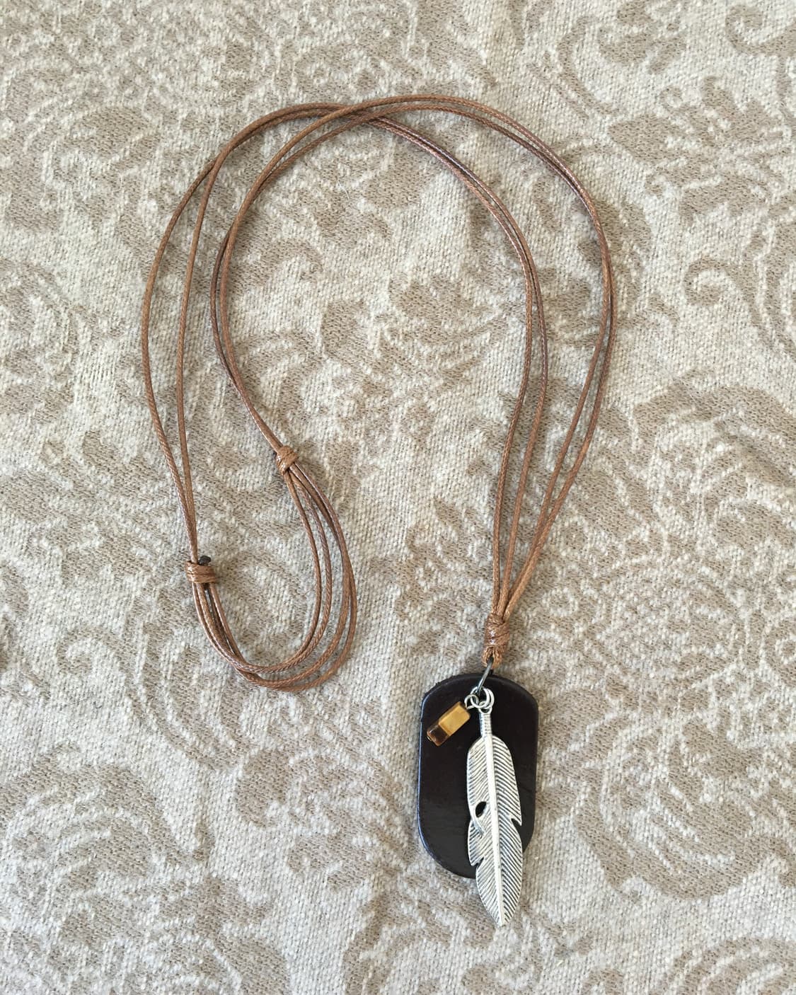 feather pendent necklace 상품이미지1