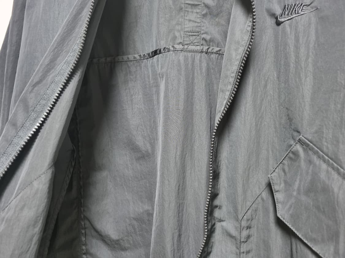 남성 정가15만 나이키 블랙 검정 우븐 경량 봄버 자켓 바람막이 상품이미지8
