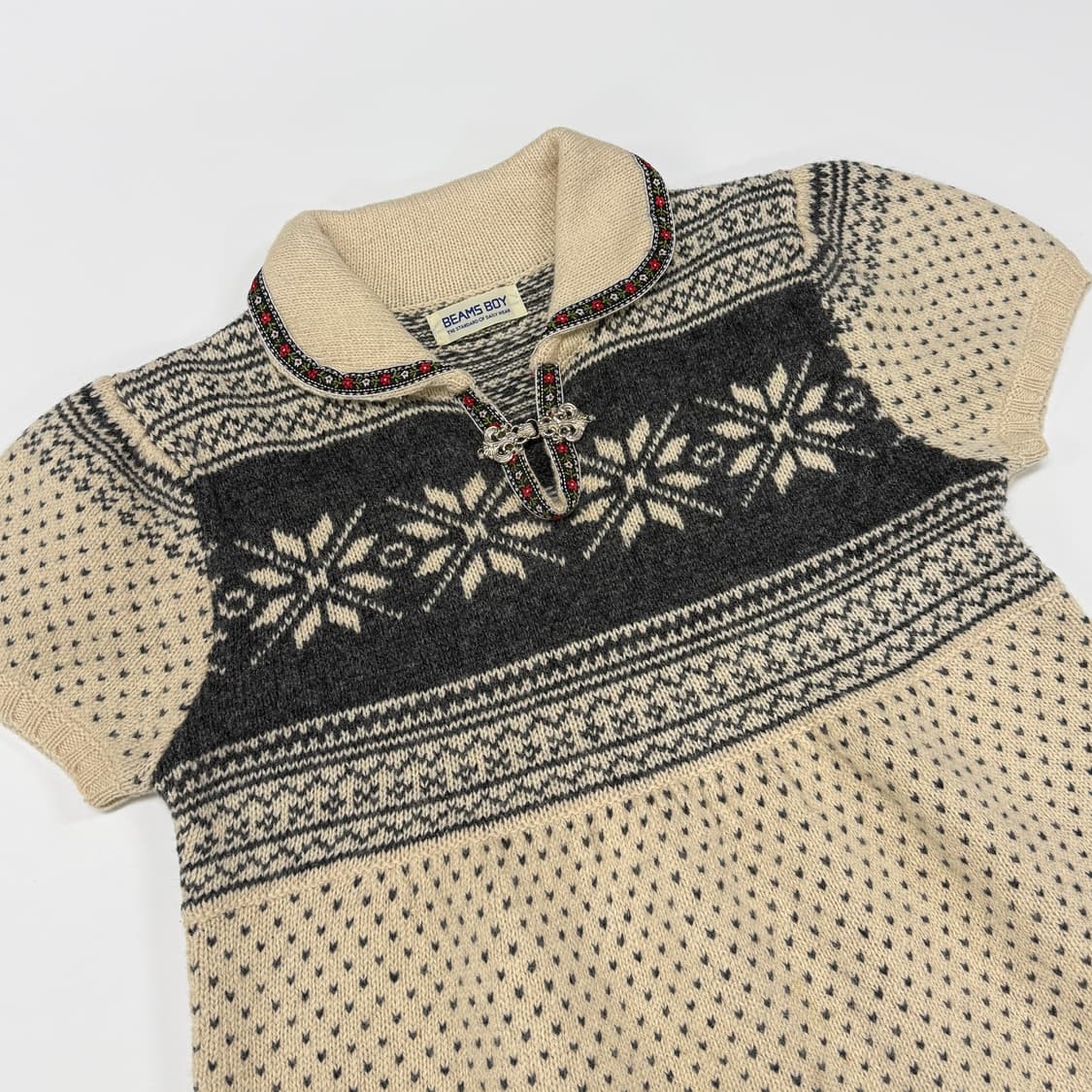Beams Boy nordic fairisle sweater 상품이미지4