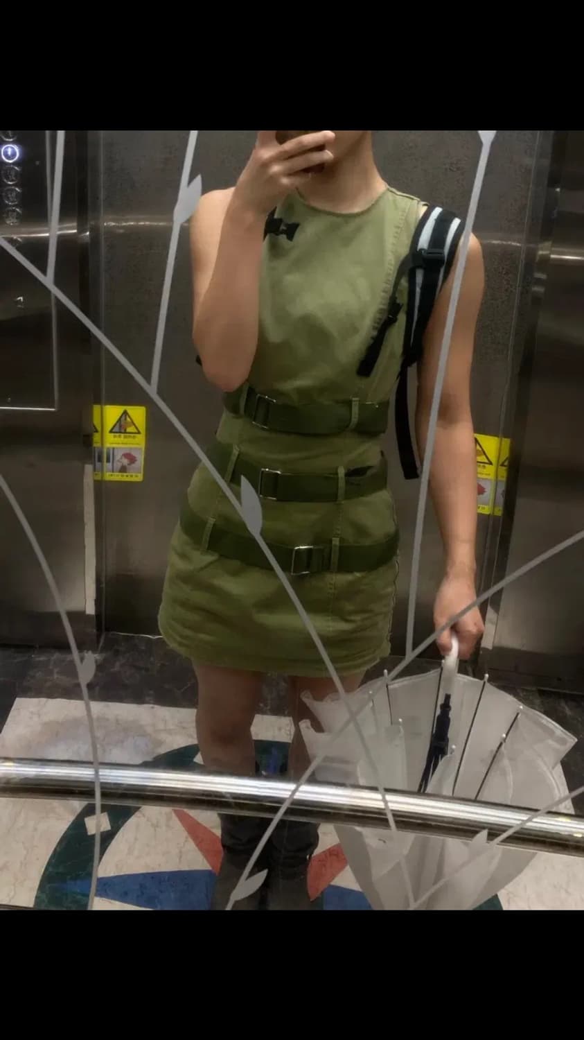 자라 ZARA 민소매 벨티드 원피스 상품이미지6