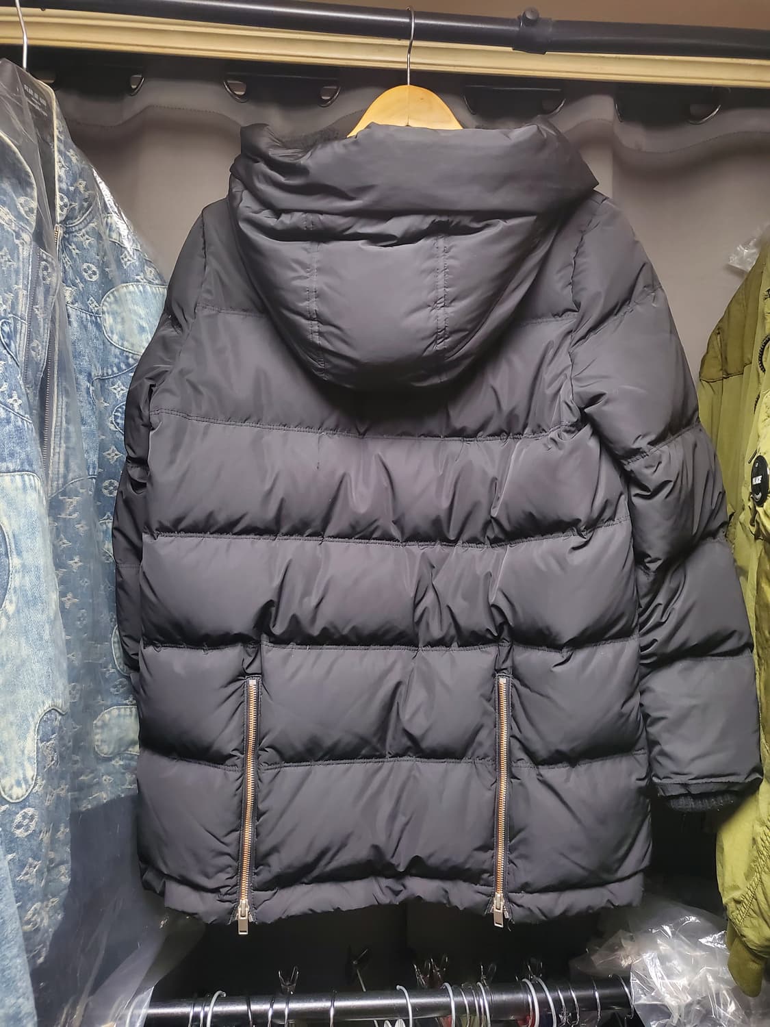 공용 산드로 거위털 지퍼포인트 패딩 상품이미지4