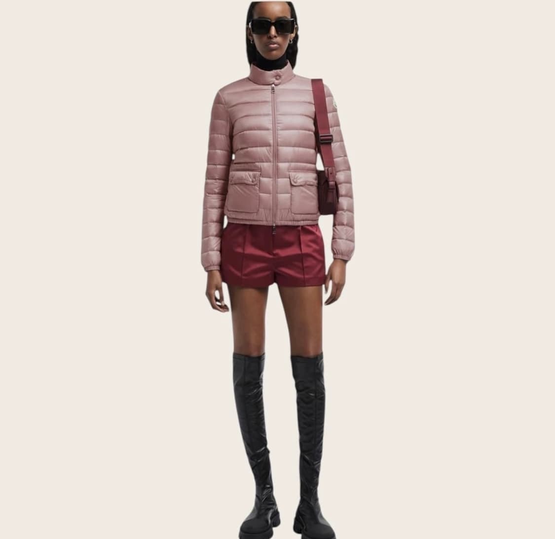 몽클레어 란스 경량 패딩 자켓 핑크 상품이미지1