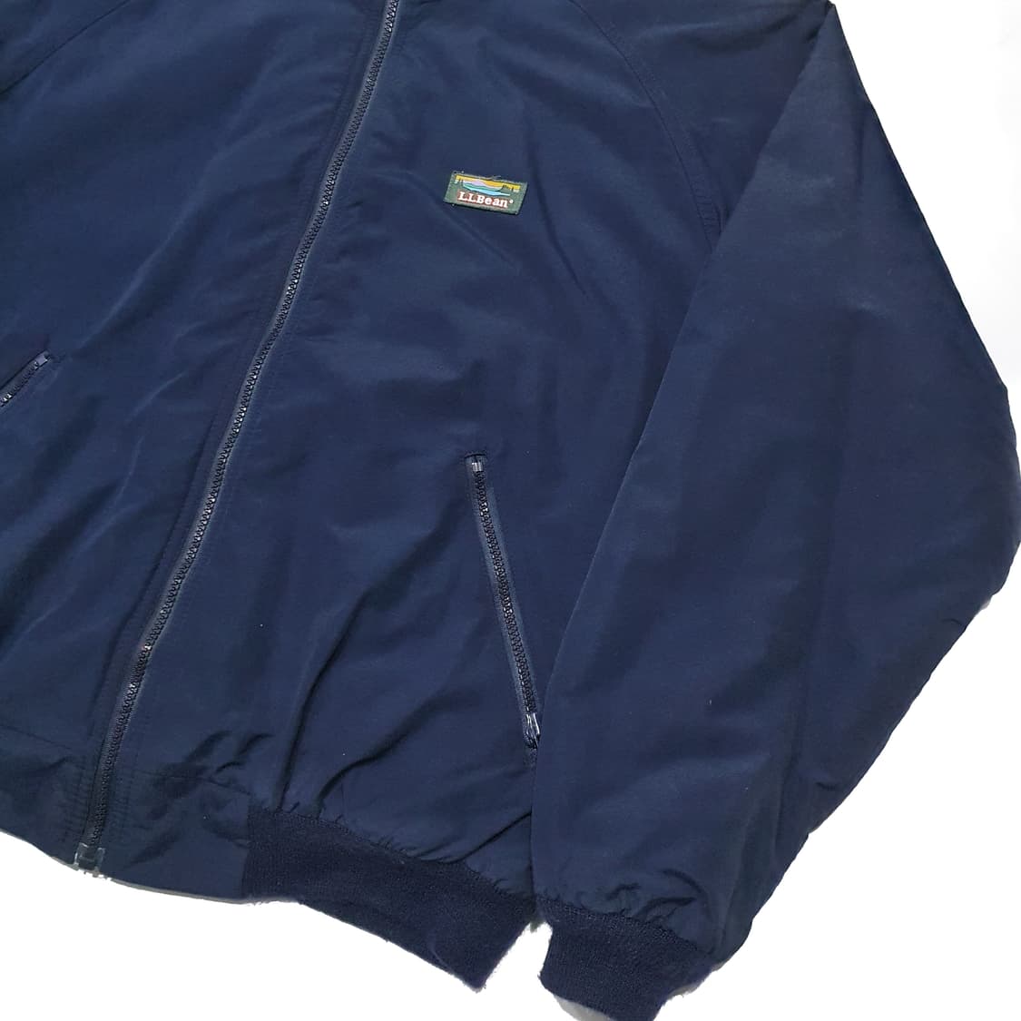 엘엘빈 웜업 자켓 90s 봄버 L (105~110) 네이비/퍼플 상품이미지4