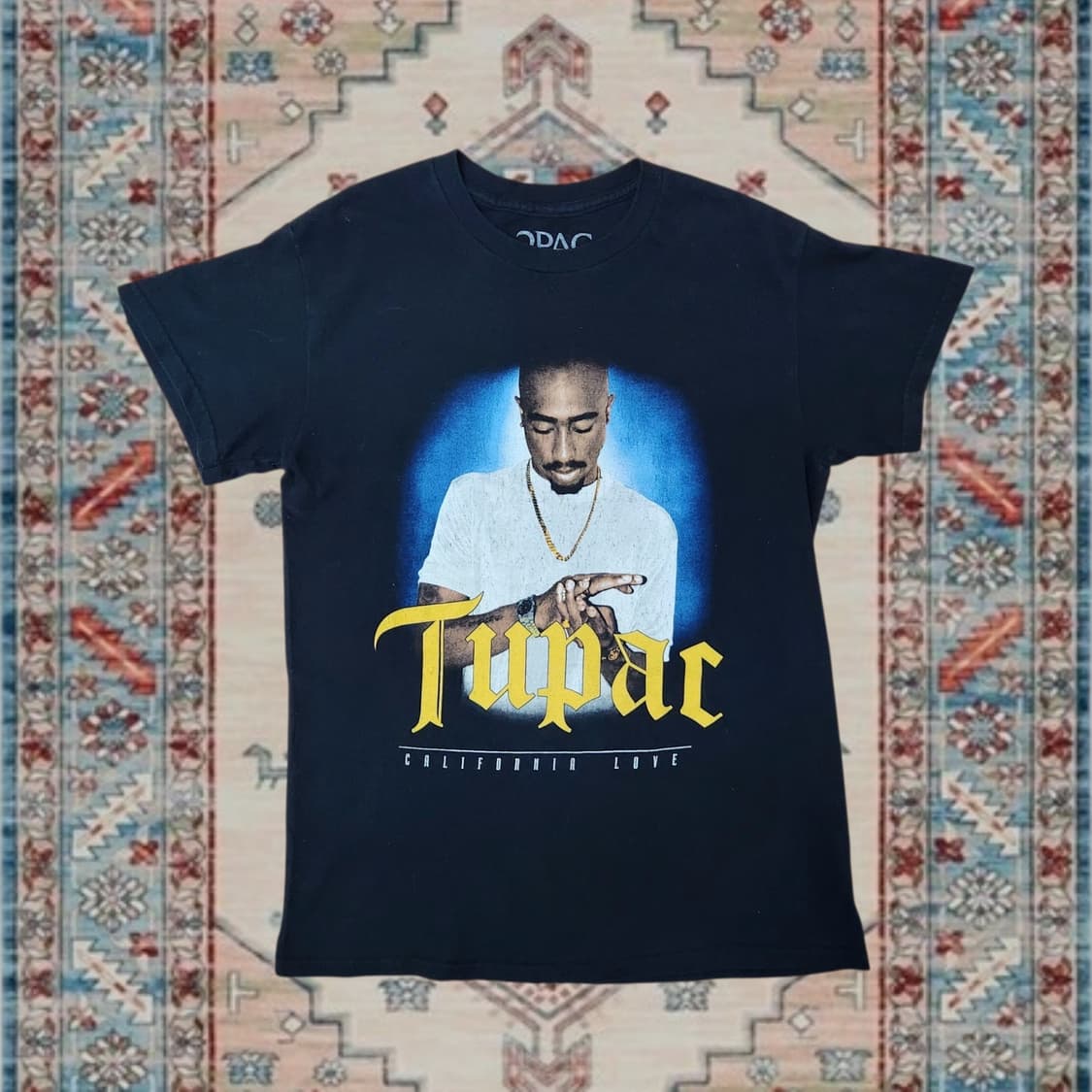 2PAC 'California Love' 빈티지 그래픽 반팔티 (M) 상품이미지1