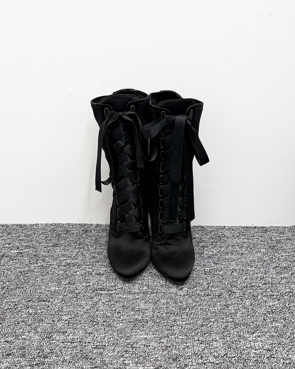 쥬세페 자노티x발망 우마 레이스업 힐 상품이미지3