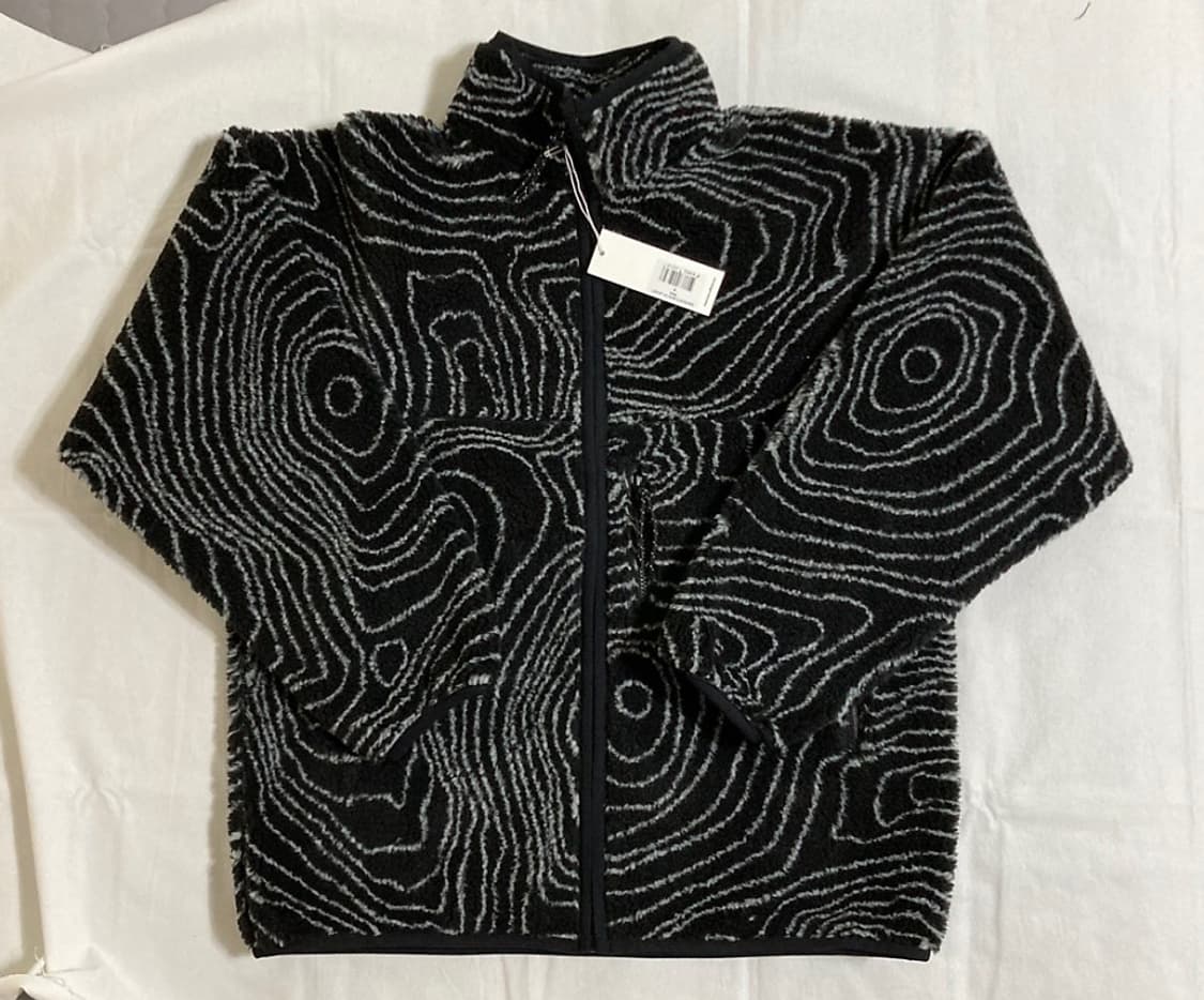 LORES 로어스 컨투어 플리스 후리스 자켓 m(100) 블랙 상품이미지1