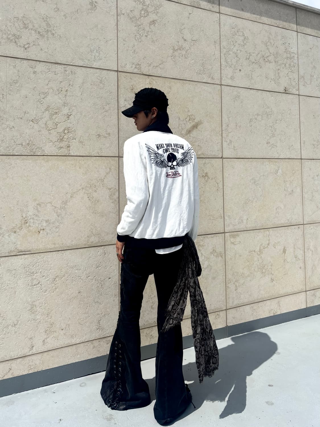 “Vondutch” Skull&Wings Back Print Punk  상품이미지8