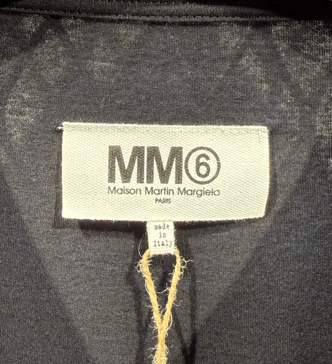 MM6 메종 마르지엘라 볼드 실버 브러쉬 페인팅 아방가르드 티셔츠 상품이미지6
