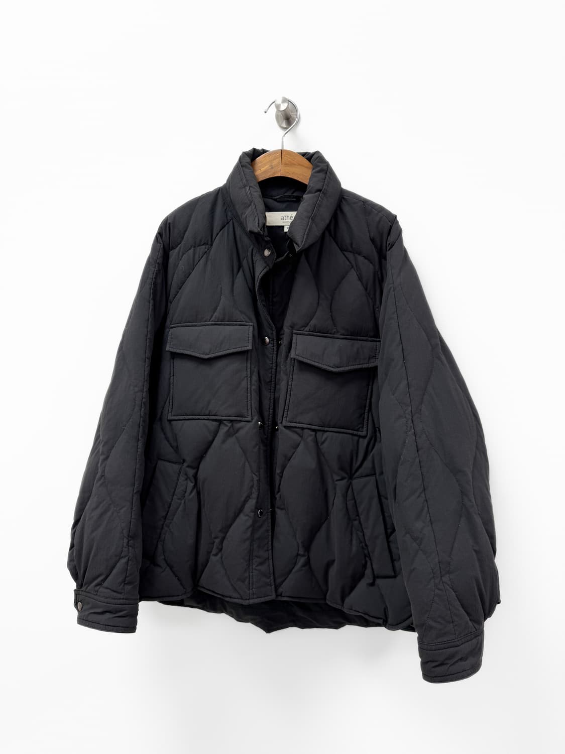 아떼 바네사브루노 블랙 퀼팅 구스 다운 자켓 상품이미지5