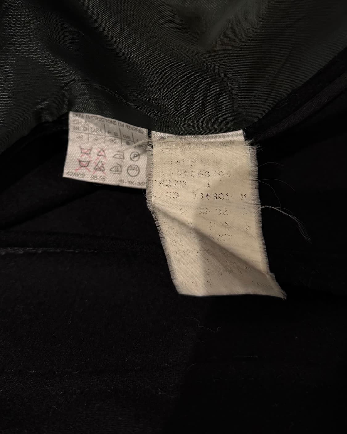 막스마라 블랙 원버튼 울 롱 코트 상품이미지9