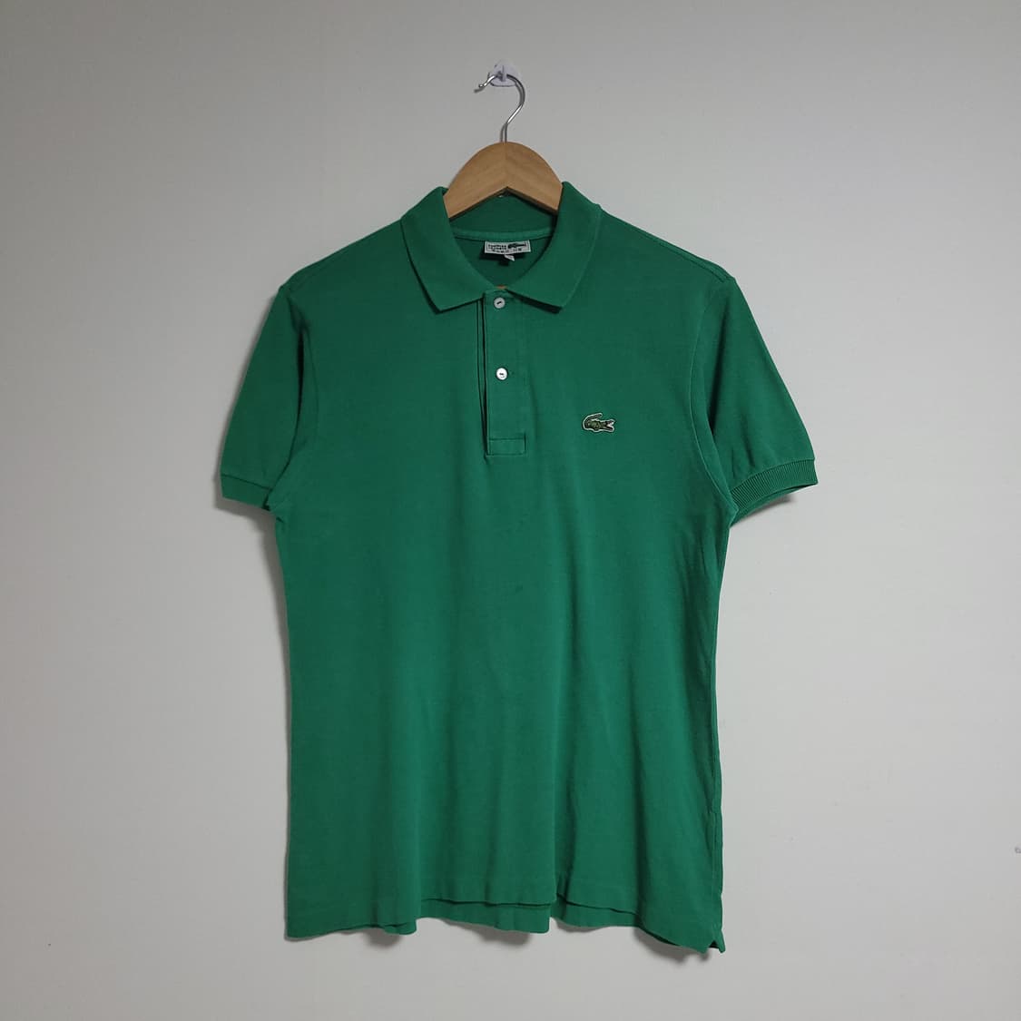 (95) LACOSTE 라코스테 그린 반팔 카라 티셔츠 상품이미지1