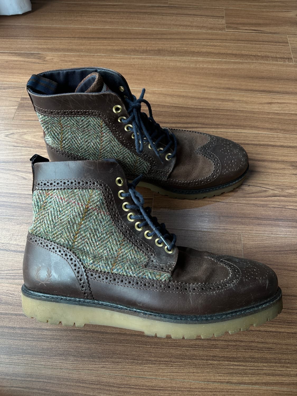 프레드페리 x 해리스트위드 브라운 노스게이트 부츠 280 상품이미지4