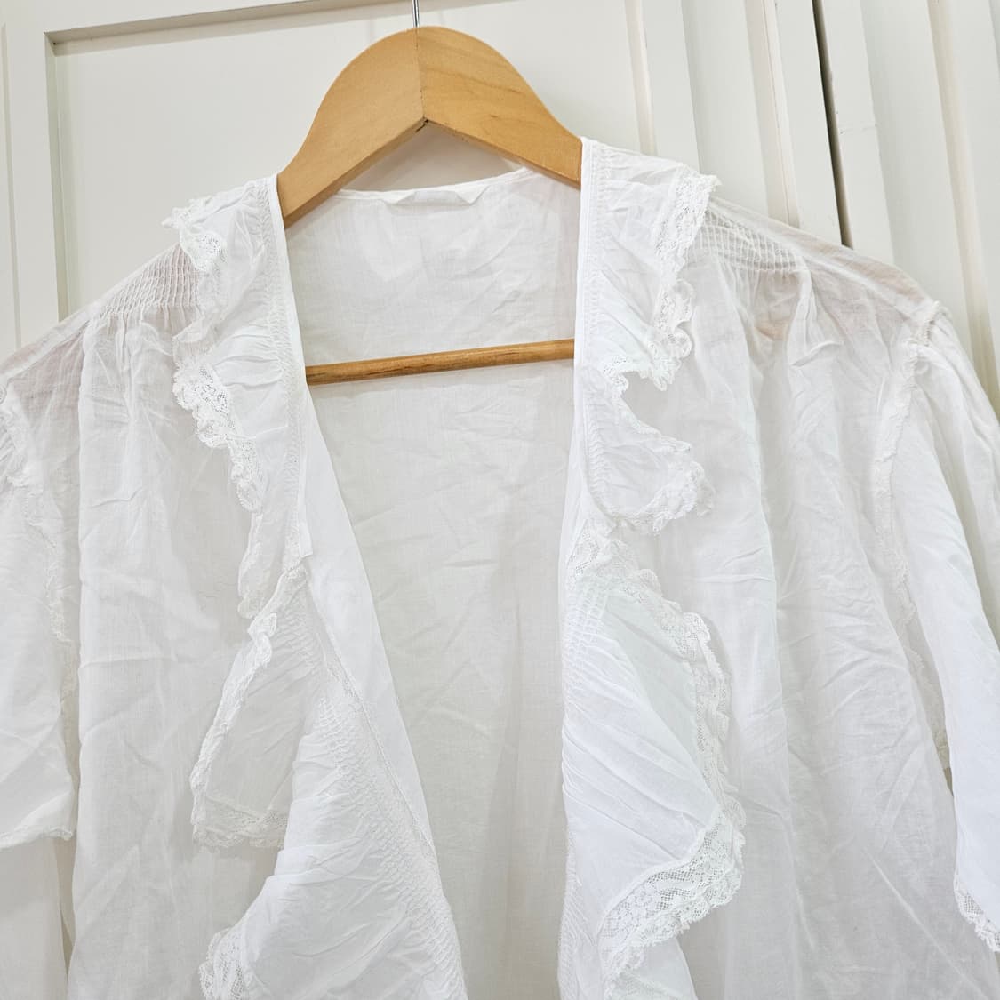 핑크하우스 스타일 레이스 가디건블라우스 상품이미지3