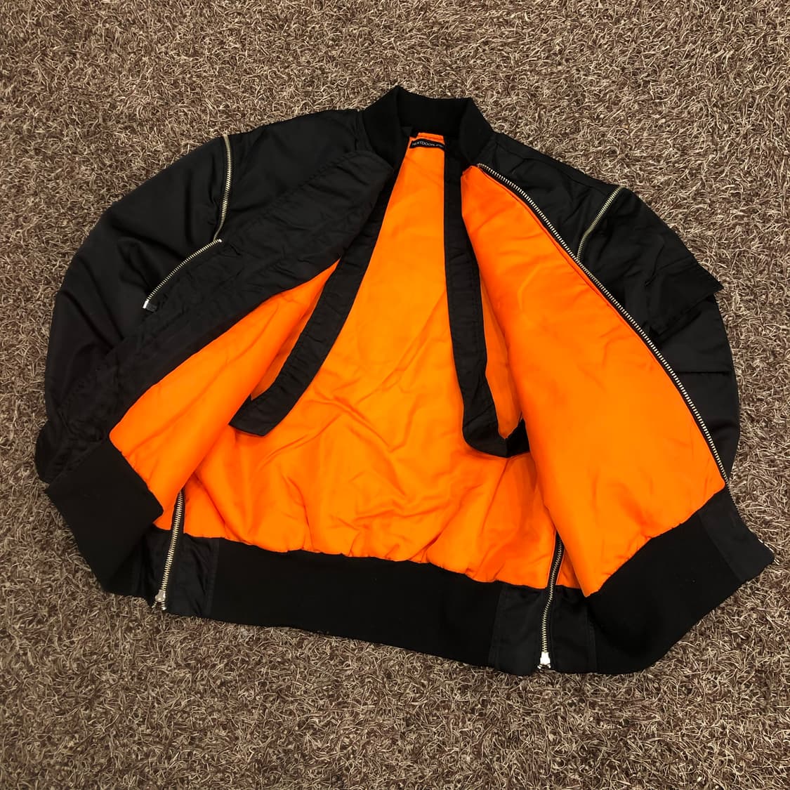 넥스트도어립스 Half N Half MA-1 봄버 마원 항공점퍼 상품이미지3