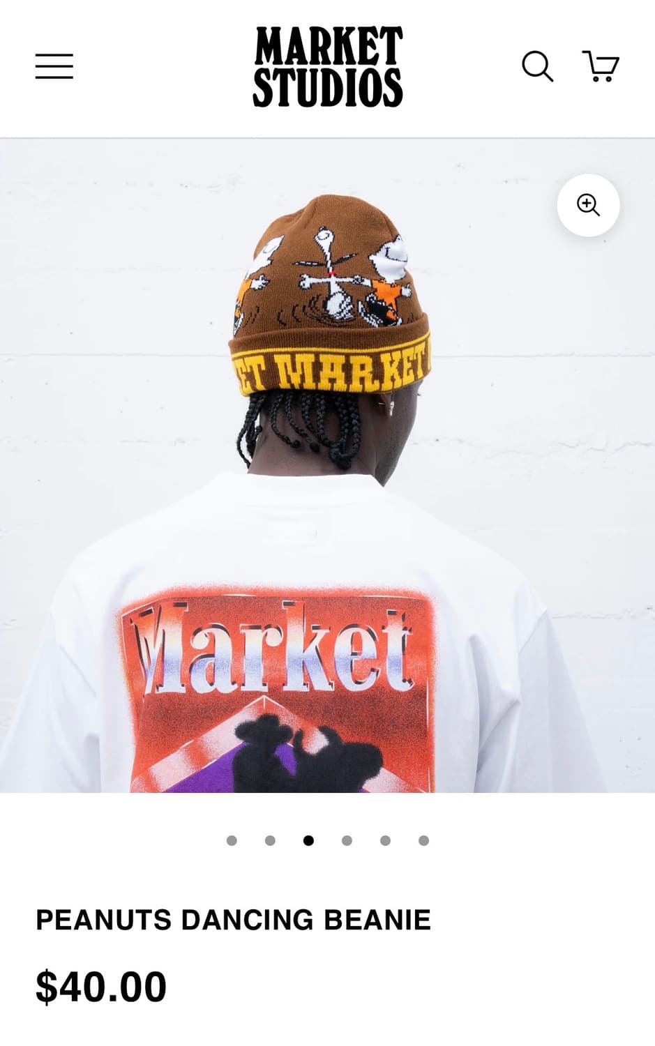 MARKET STUDIOS 스누피 비니 상품이미지2