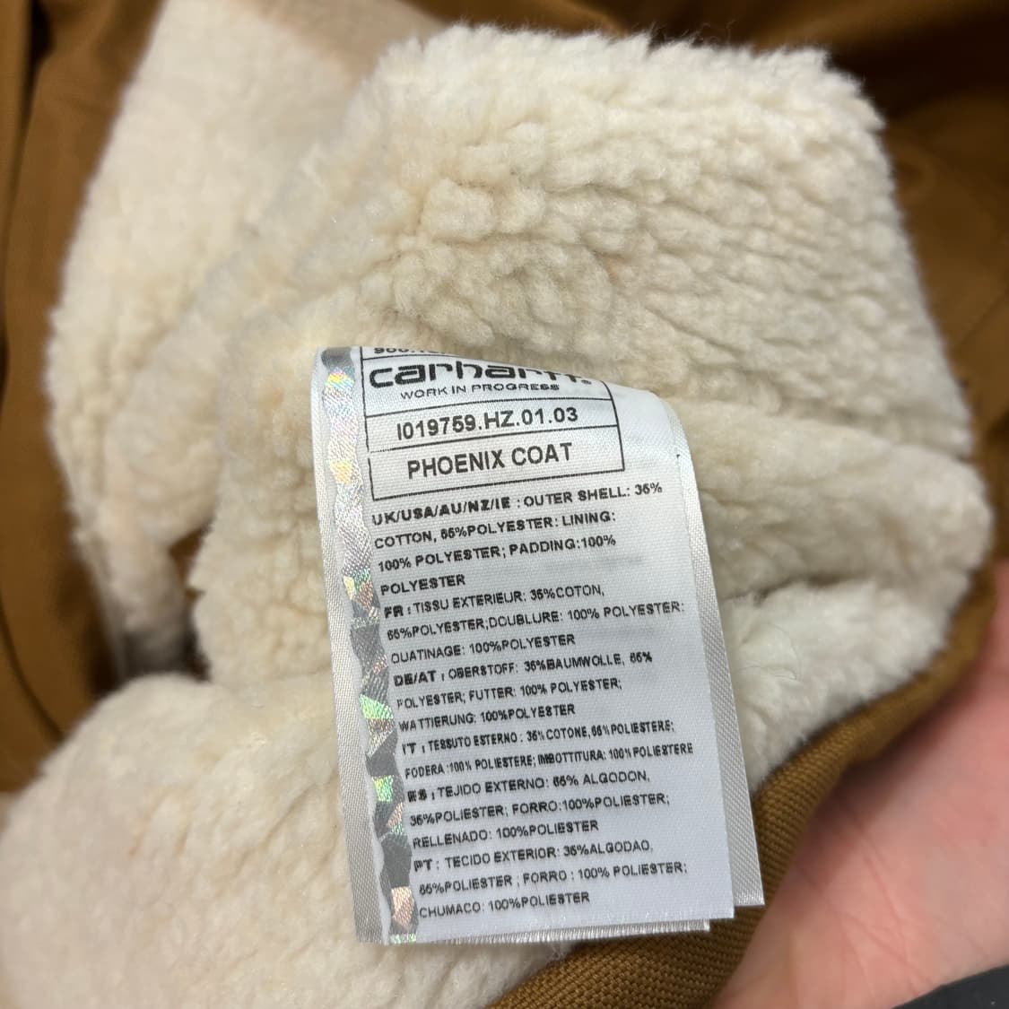 칼하트 WIP 피닉스 코트 워크자켓 S 상품이미지7