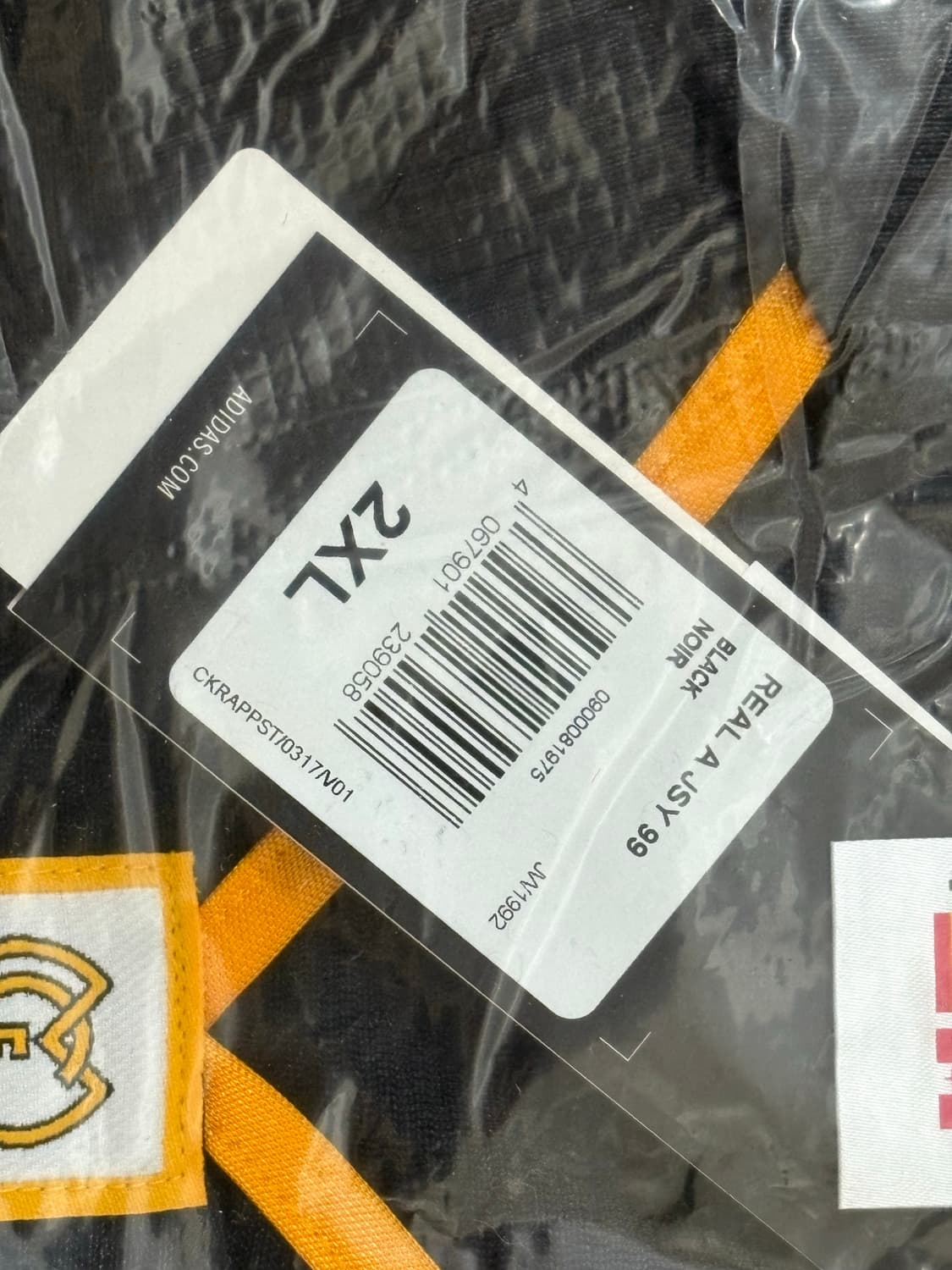 아디다스 / 레알 마드리드 99/00 어웨이 저지 상품이미지4