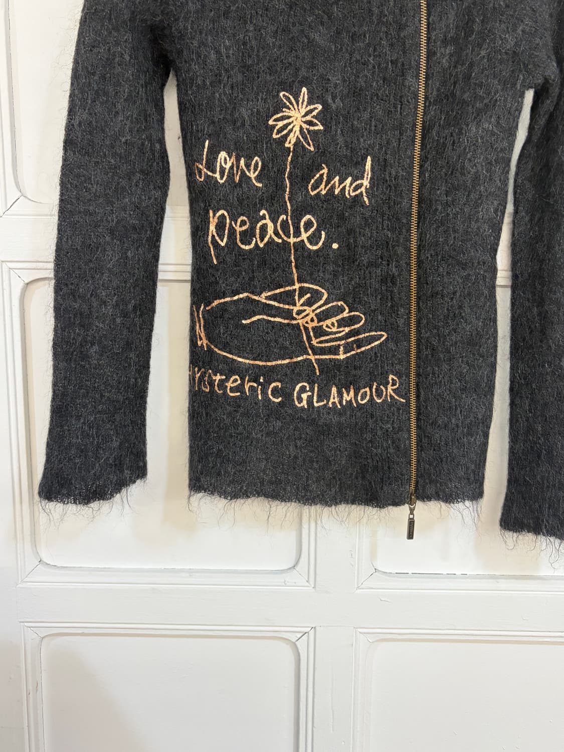 착샷O!! 히스테릭글래머 투웨이 모헤어 가디건 상품이미지6