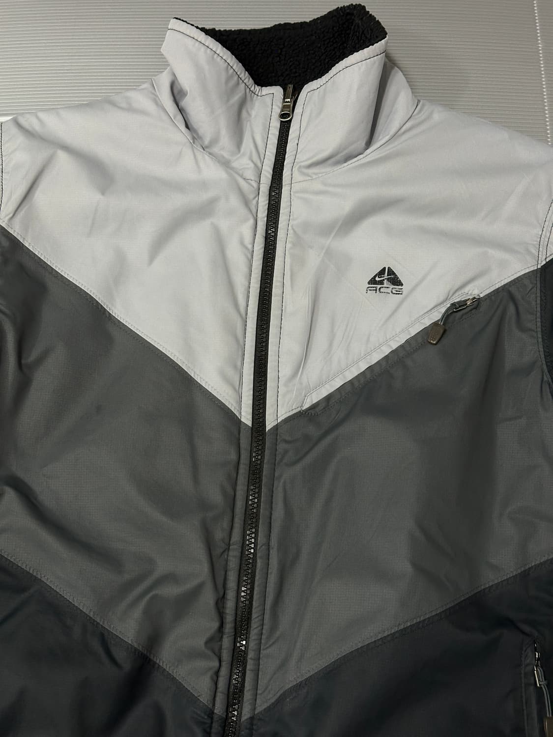 나이키 ACG 리버시블 후리스 자켓 블랙 그레이 95 상품이미지2