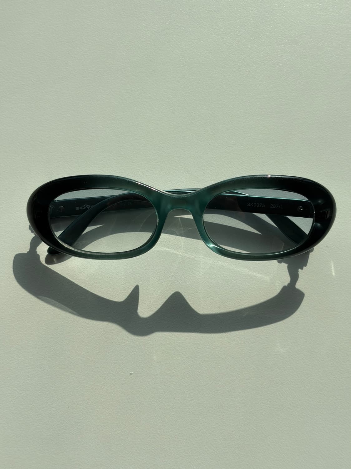 [데드스탁] 90s SOVER 볼드 오벌 선글라스 (italy 제조) 상품이미지3