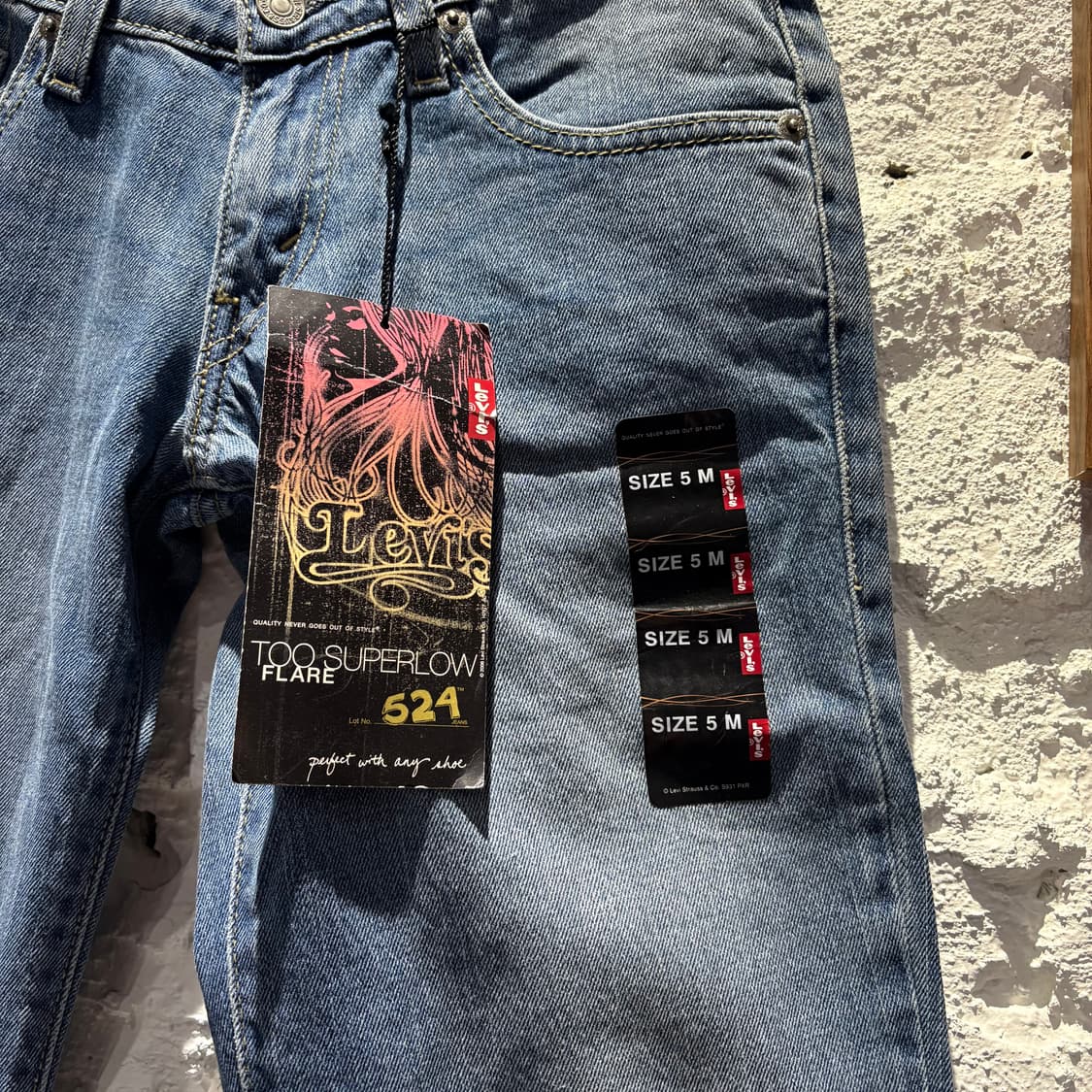 리바이스524 데드스탁 부츠컷 데님팬츠 상품이미지3