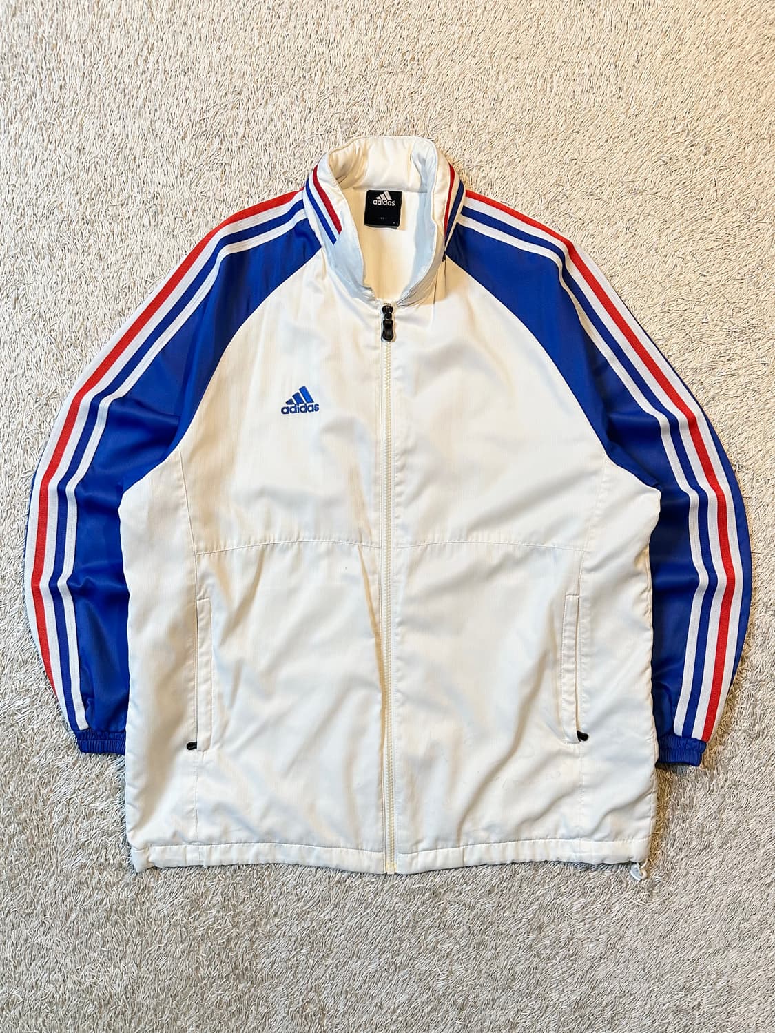 희귀) 아디다스 올드스쿨 사이드라인 건담 배색 바람막이 자켓 상품이미지1