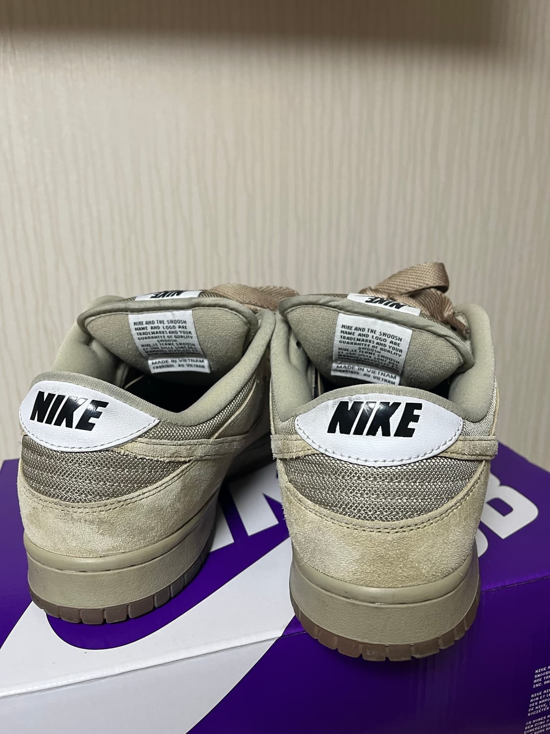 나이키 sb덩크 로우 프로 b 파라슈트 베이지 270 상품이미지4