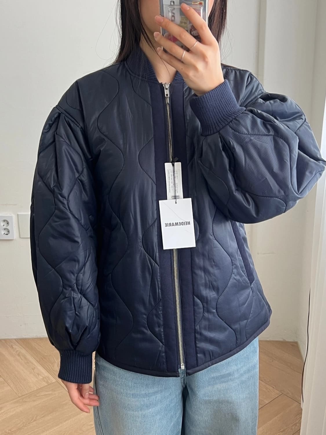 분크 퀼팅 자켓 상품이미지5