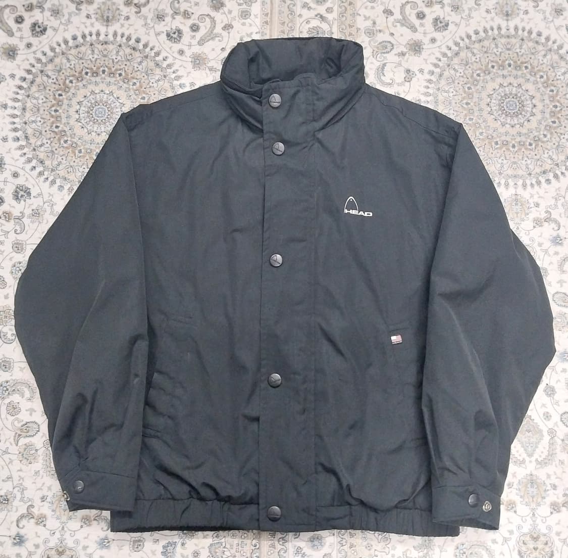 90s HEAD  블랙 점퍼 95 (후드내장) (크게나옴) 상품이미지1