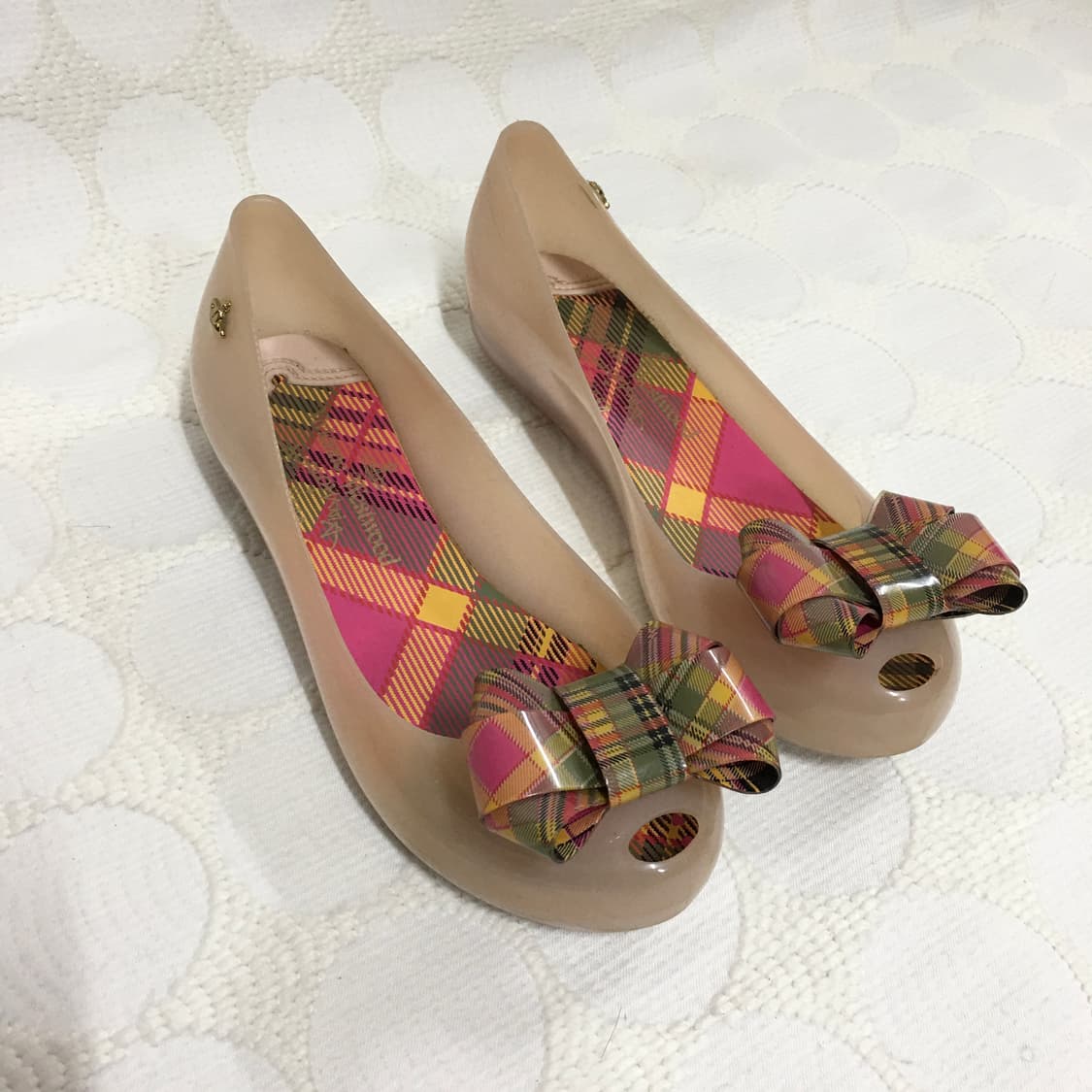 vivienne westwood 체크 리본 플랫슈즈 상품이미지2