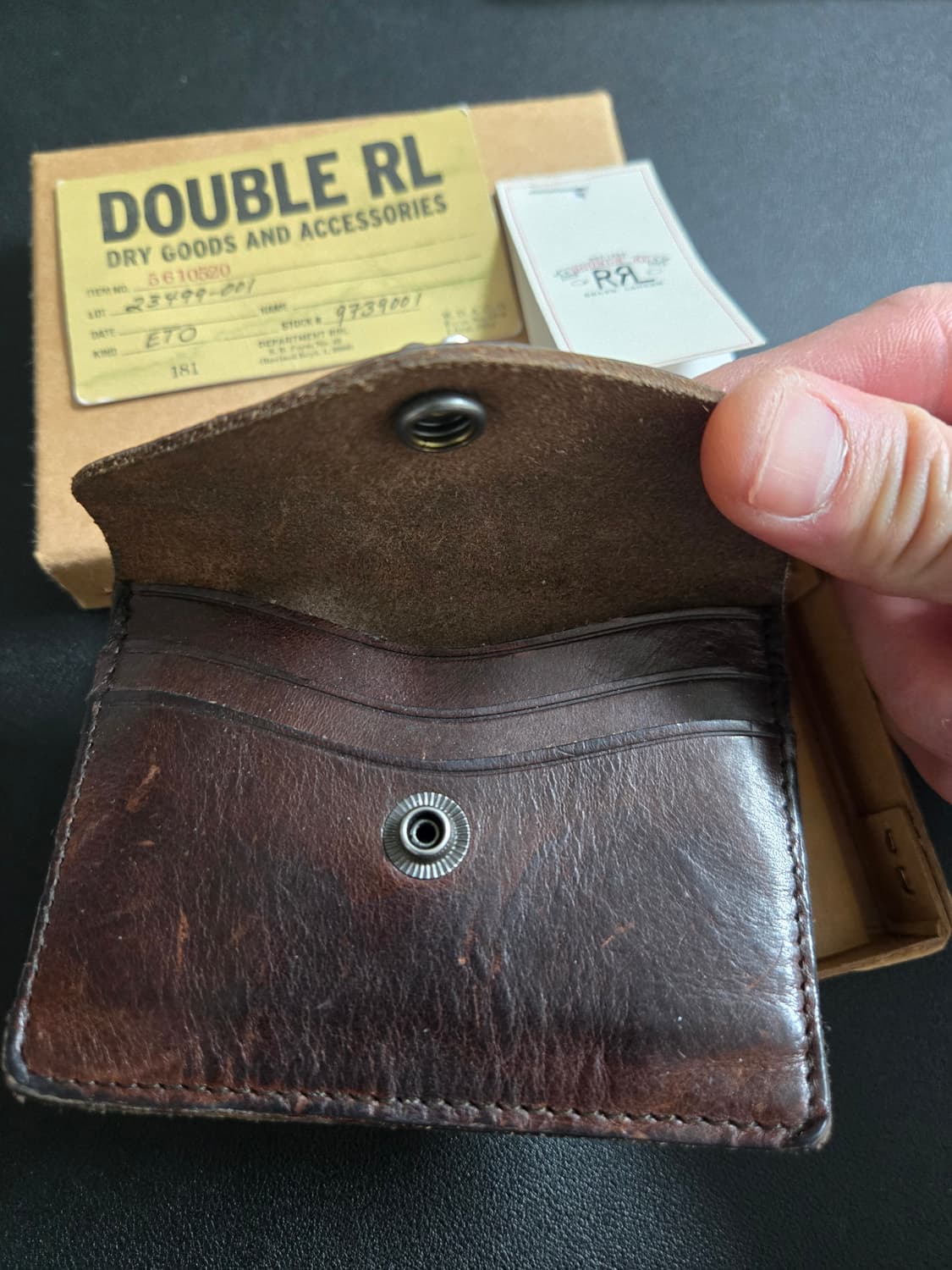 RRL DOUBLE RL 레더 카드  상품이미지3