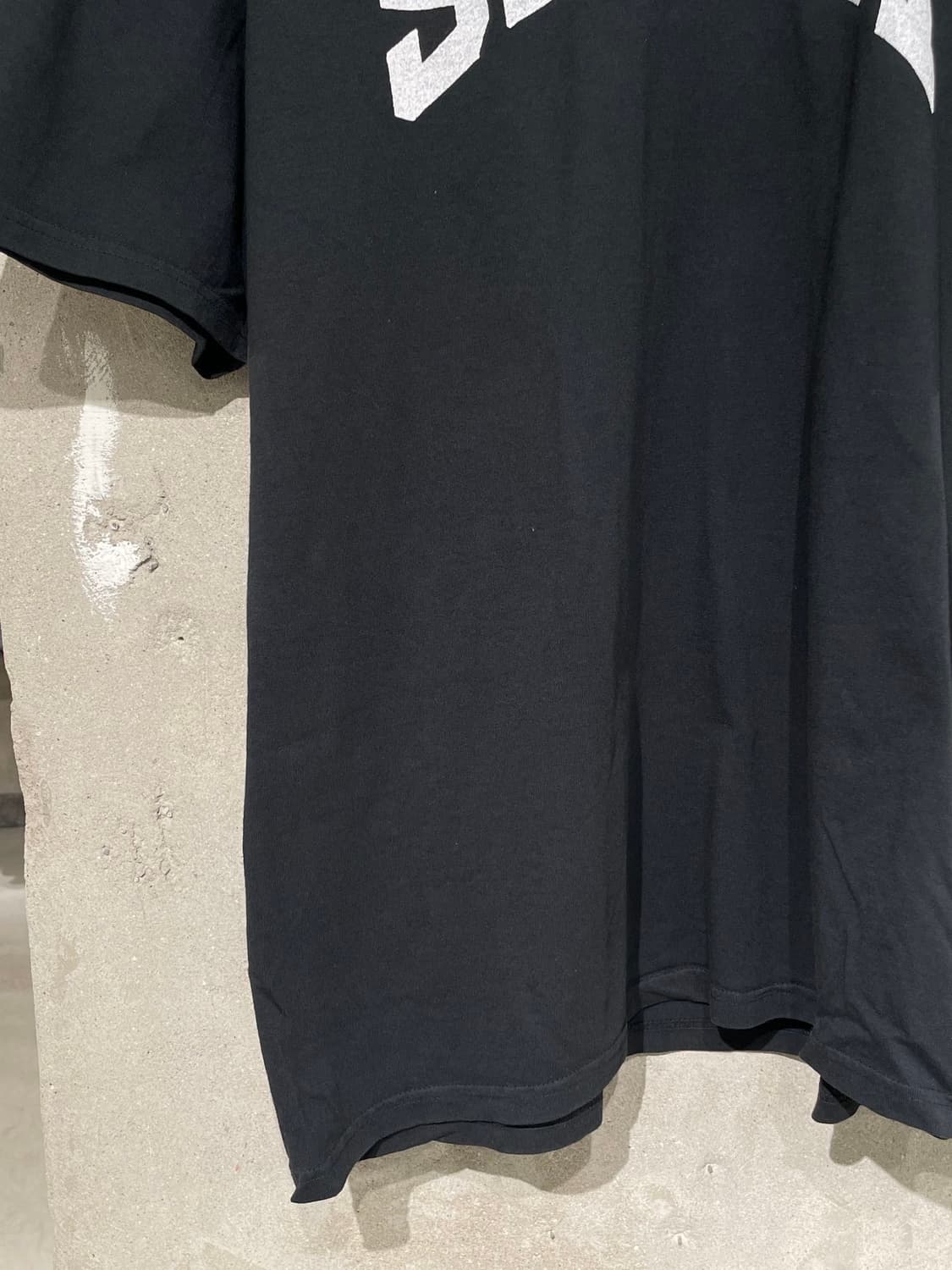 스투시 블랙 아치 로고 피그먼트 다이드 하프티 상품이미지4