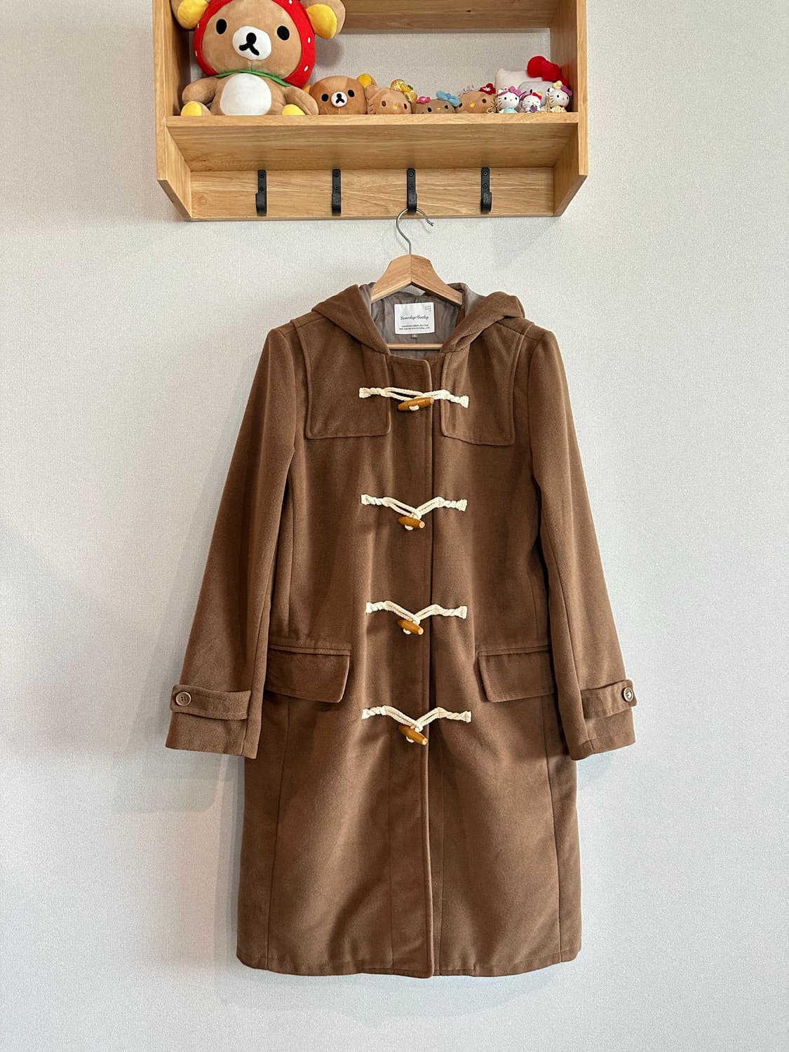 jpn 카멜브라운 떡볶이코트 개인결제창 상품이미지1