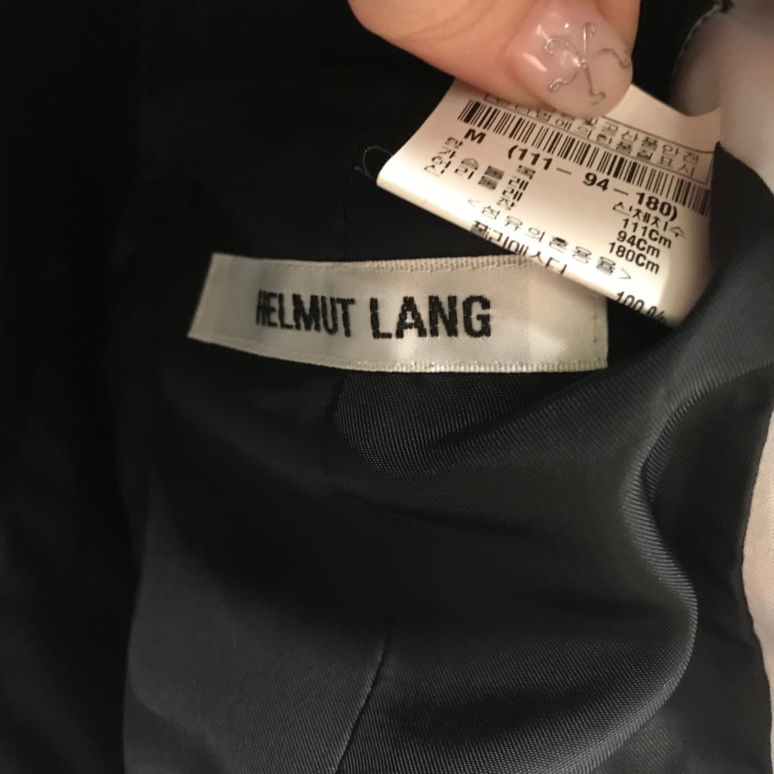 헬무트랭 그레이 자켓 M 상품이미지4