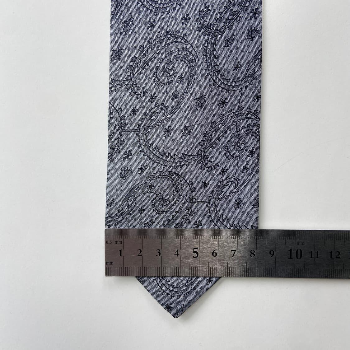 BALENCIAGA 발렌시아가 페이즐리 정품 명품 넥타이8.1cm 상품이미지7