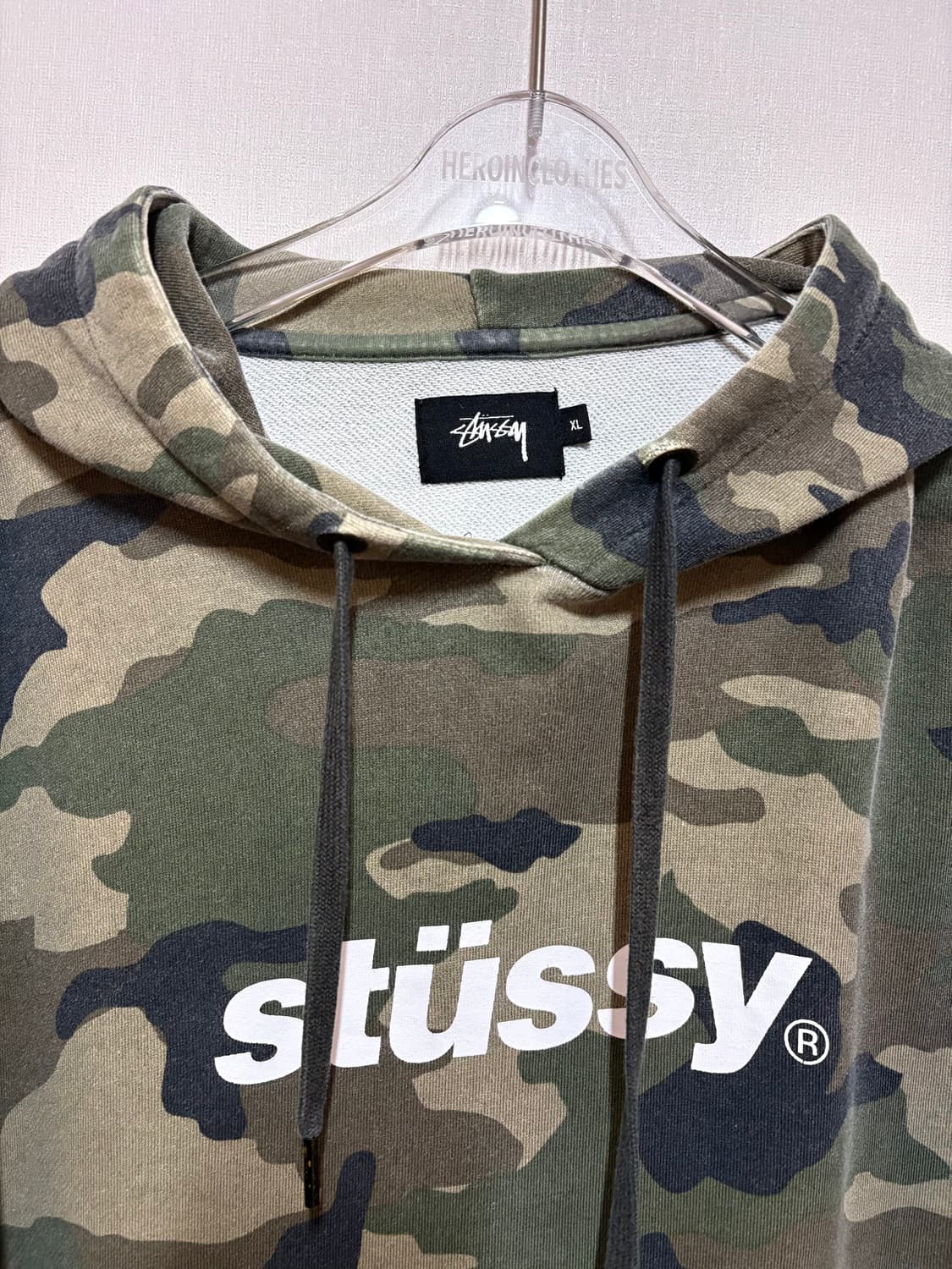 [XL] OLD STUSSY CAMO HOODIE 상품이미지4