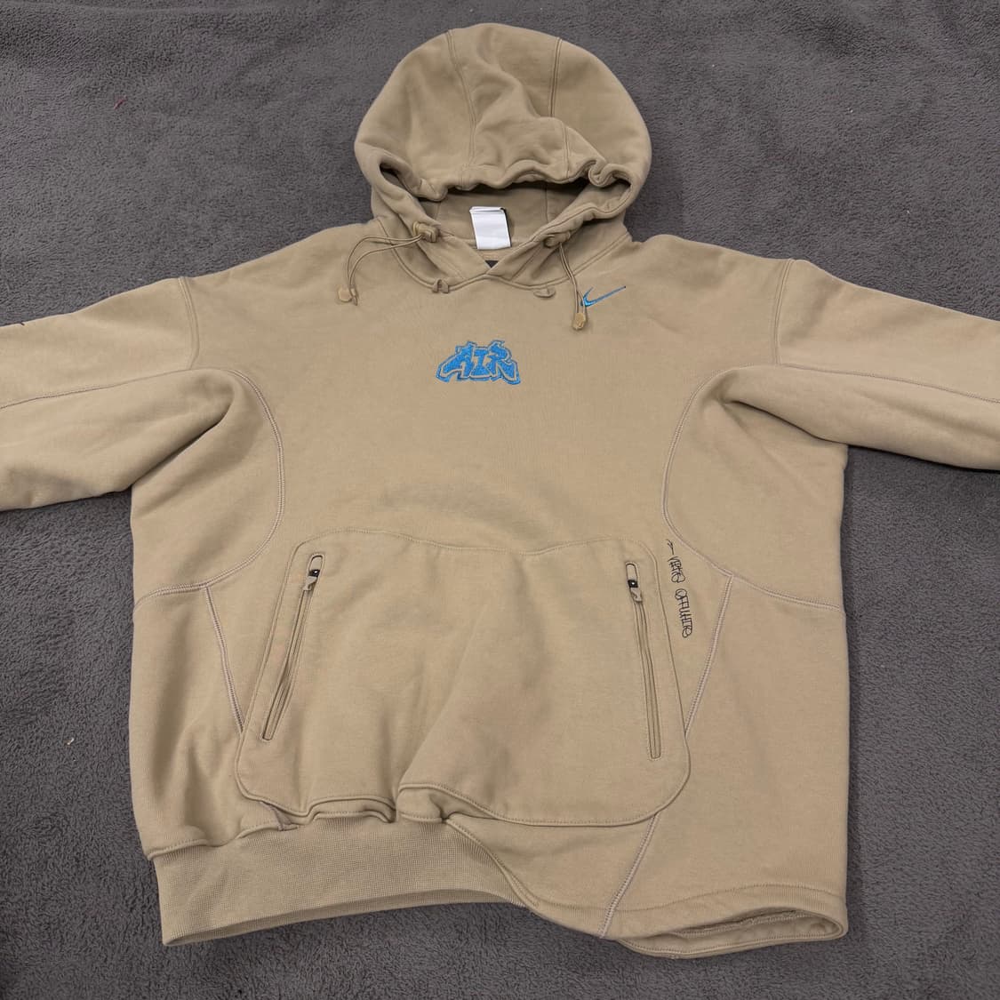 [ 정품/S ] 나이키 x 오프화이트 NRG 플리스 후드티 상품이미지3