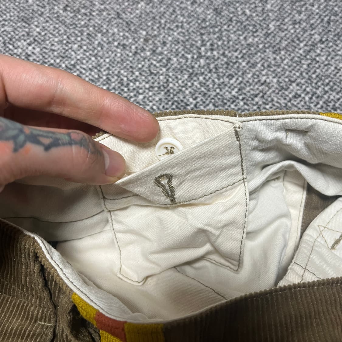 [새상품] 엔지니어드 가먼츠 5 포켓 코듀로이 스트레이트 팬츠 상품이미지6