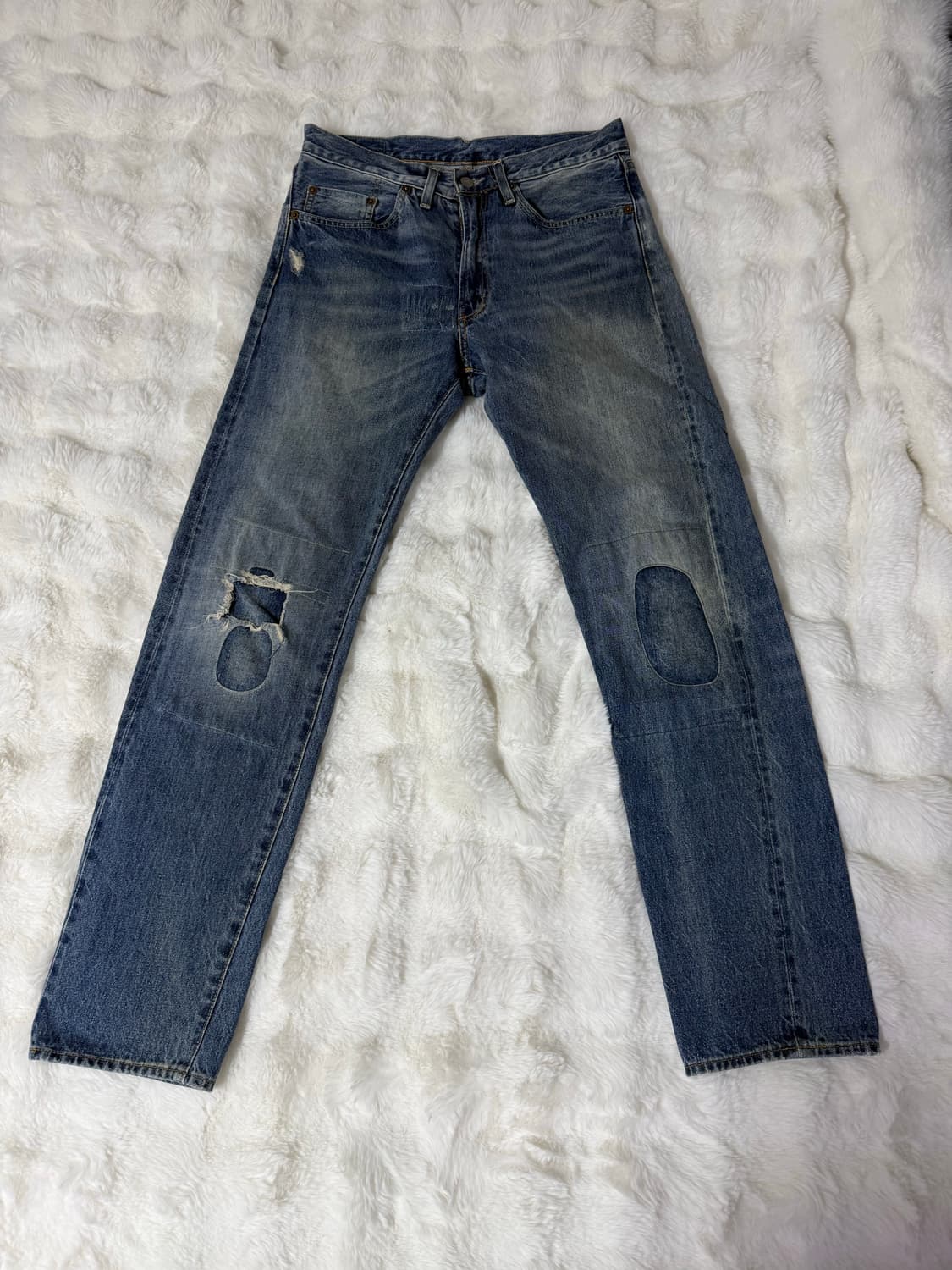 [32] LVC 빅E 501zxx 사시코 데님 상품이미지1