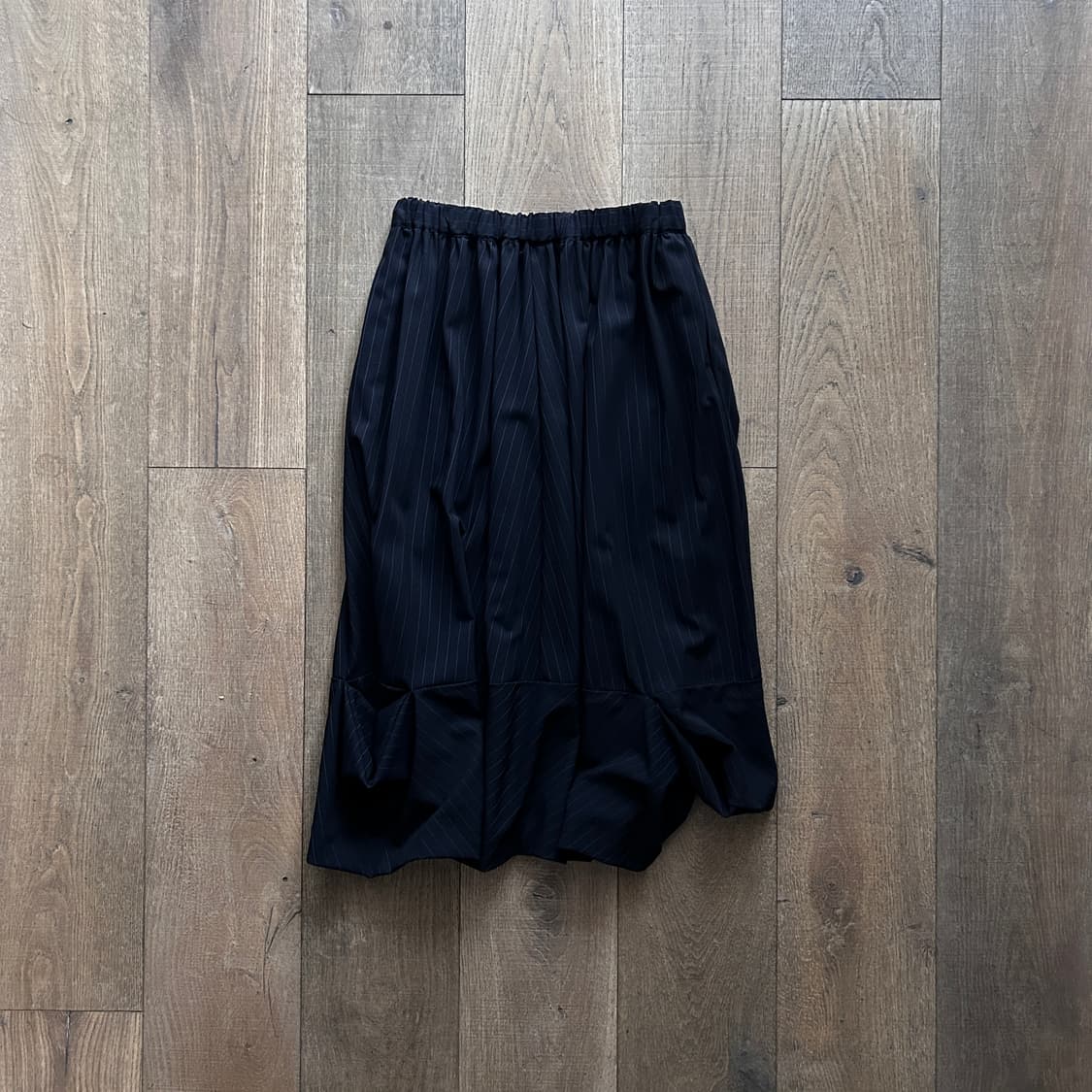 Stripe Bottom Detail Skirt 상품이미지2