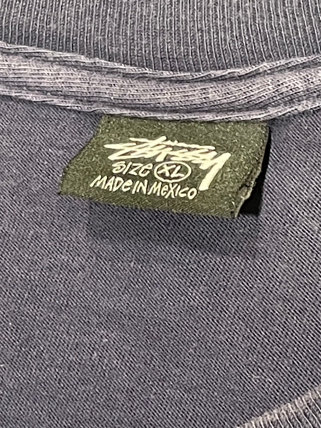 00s Stussy Soda T shirt Navy 스투시 네이비 XL 상품이미지5