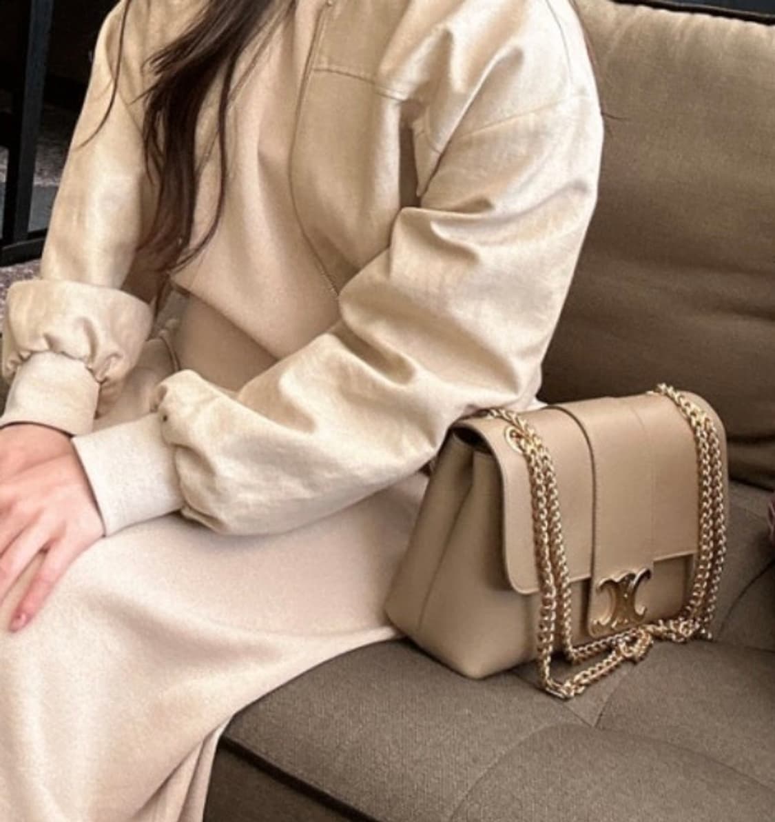 셀린느 미디엄 빅투아르 브라운세피아 상품이미지10