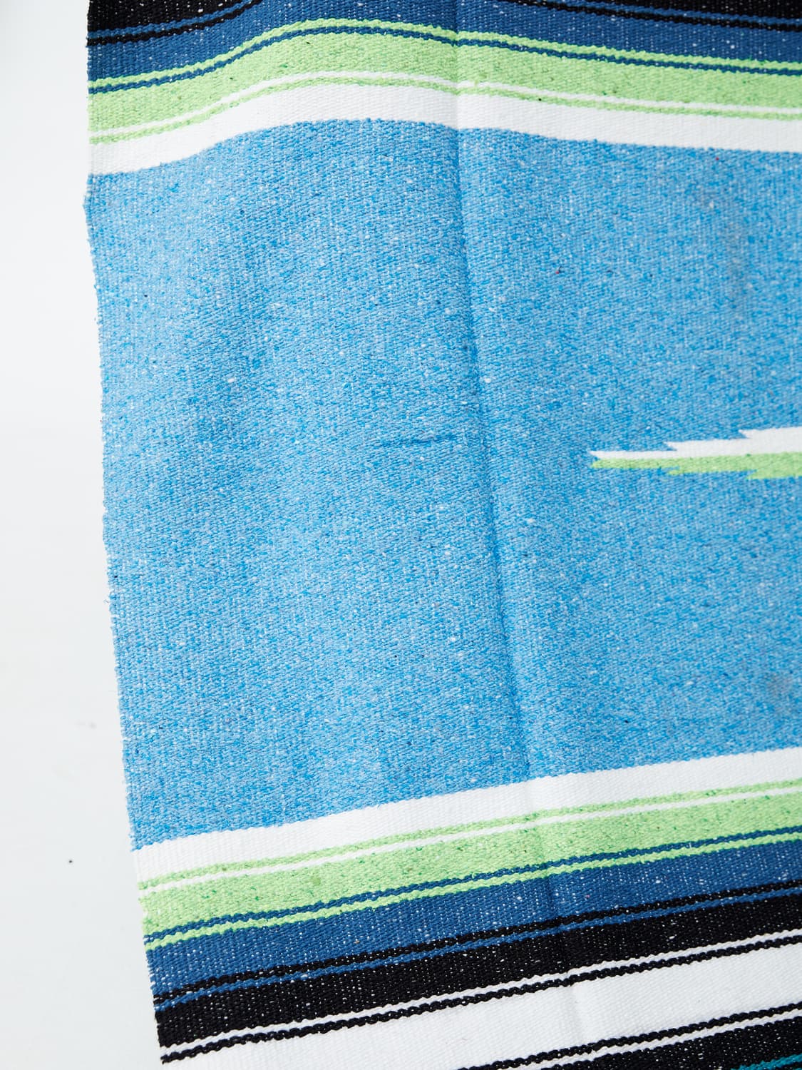 Vintage Mexican rug(sky blue) 상품이미지4