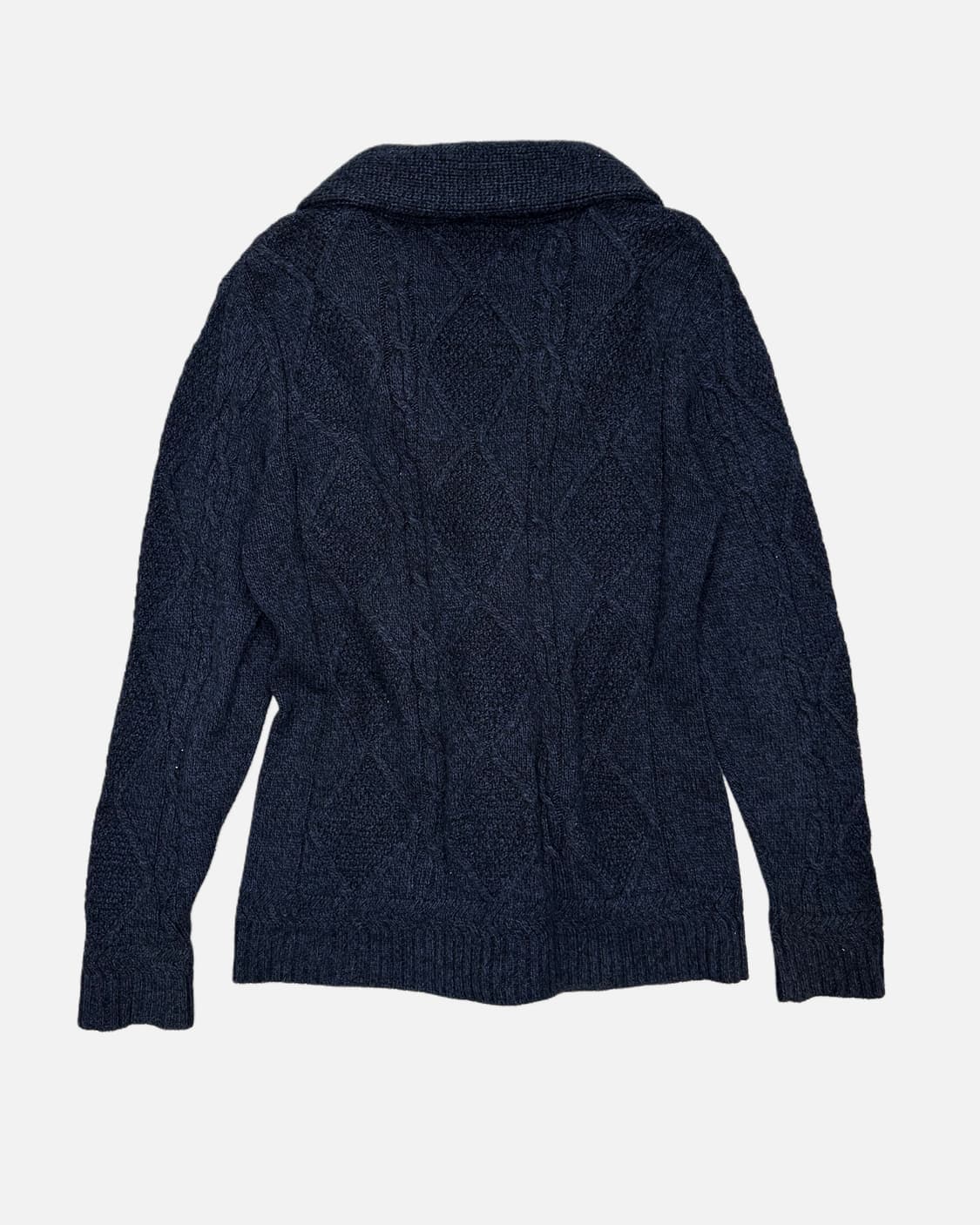 ANTI-LABEL navy duffle showl cardigan 상품이미지4