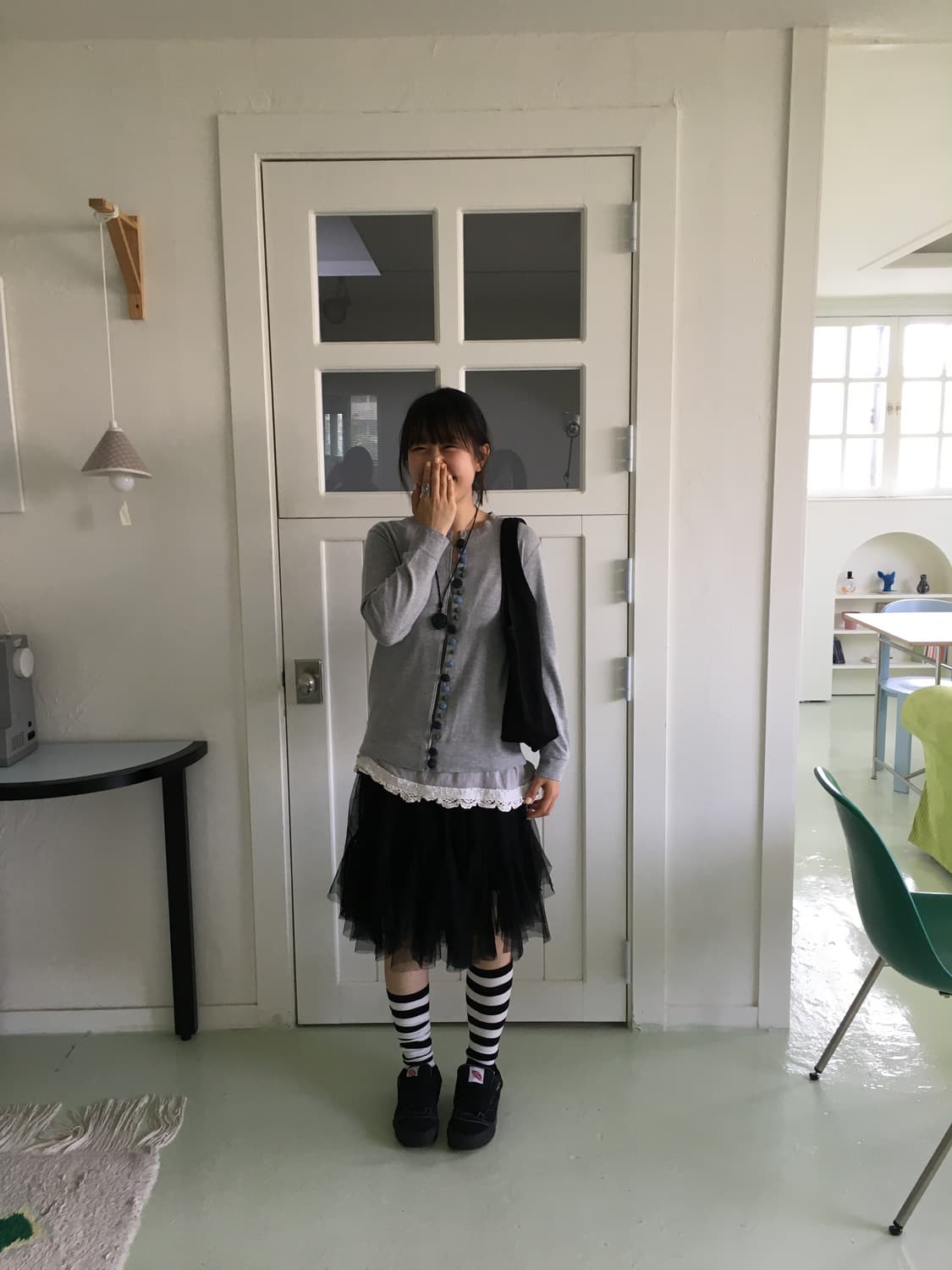 Beams boy button cardigan 상품이미지4
