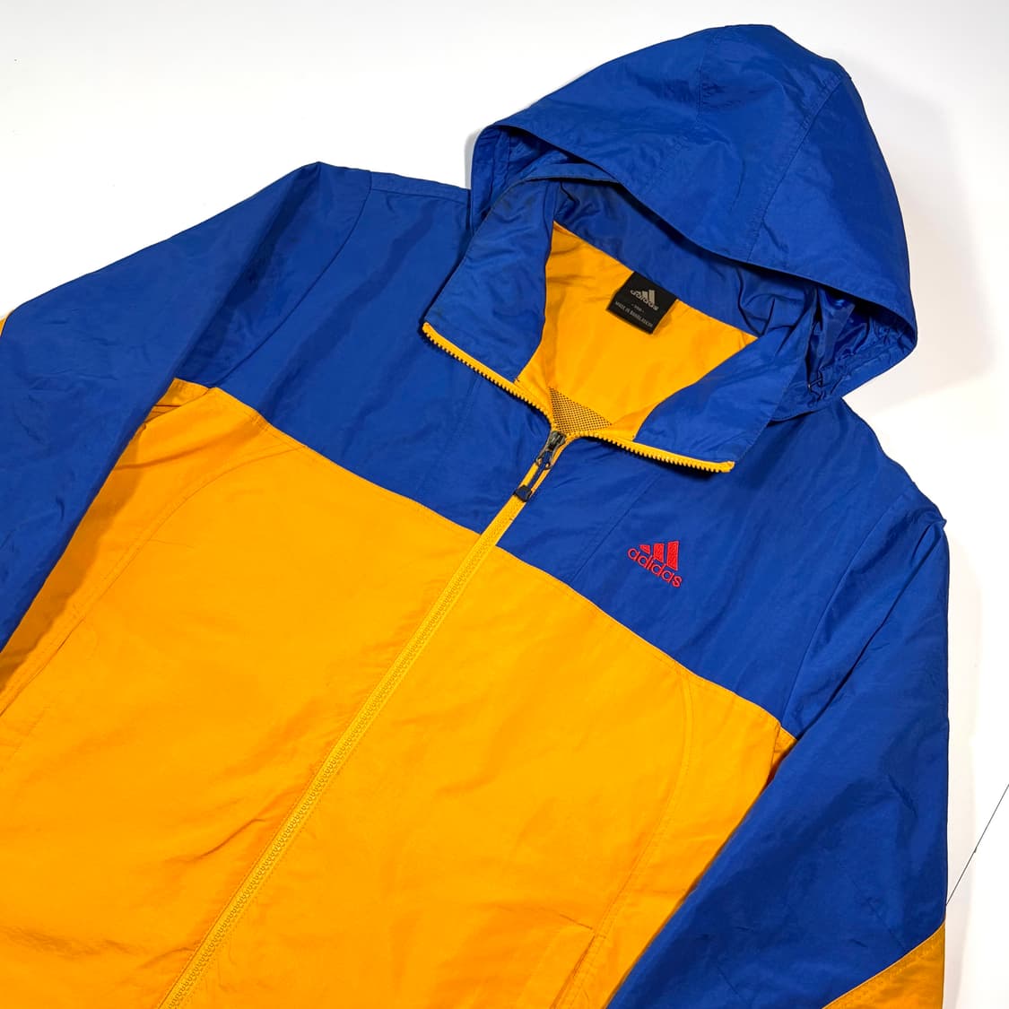 아디다스 블루 옐로우 바람막이 100 상품이미지3