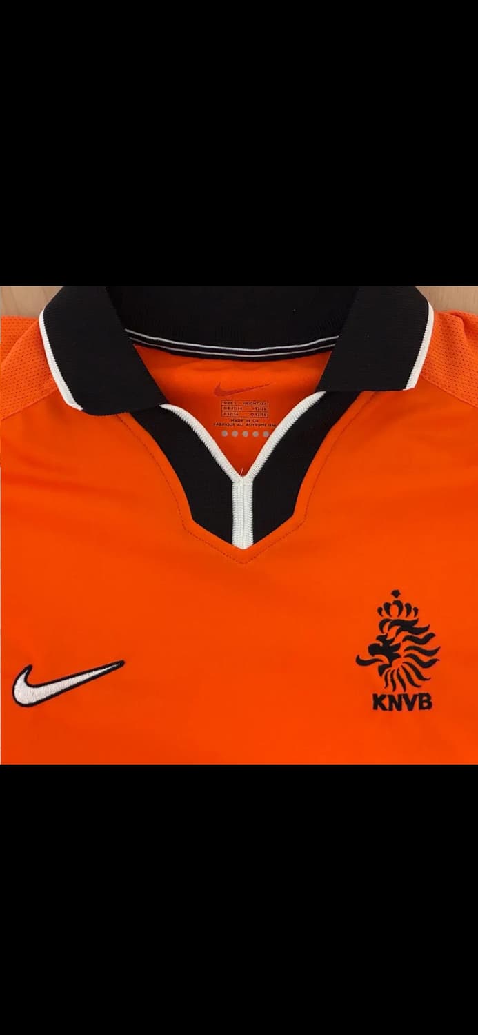 네덜란드 1998 홈 유니폼 정품 상품이미지2