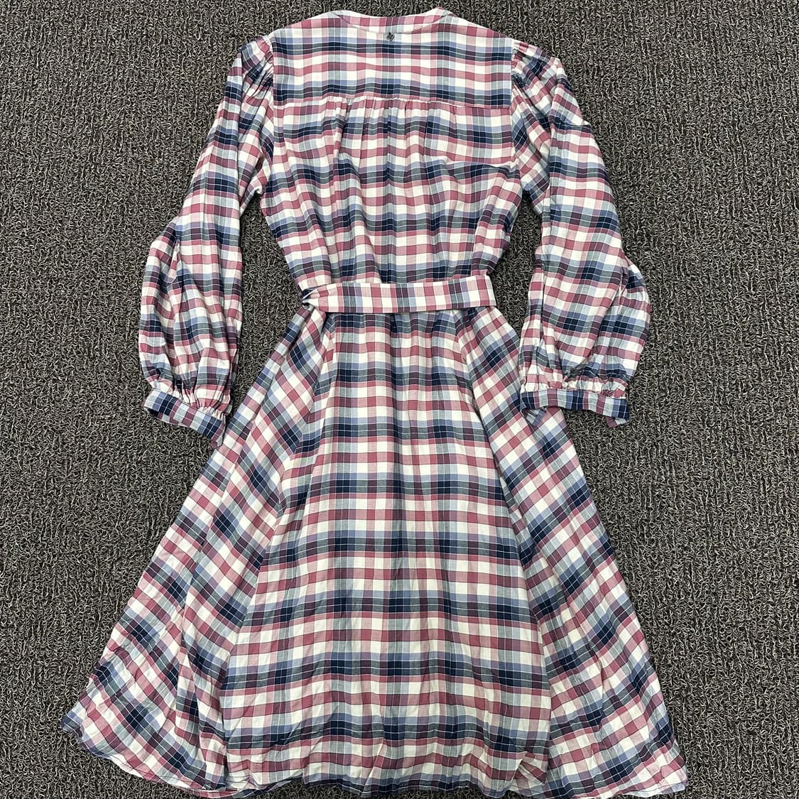 Thursday Island 써스데이 아일랜드 여성 체크 롱 원피스 S 상품이미지5