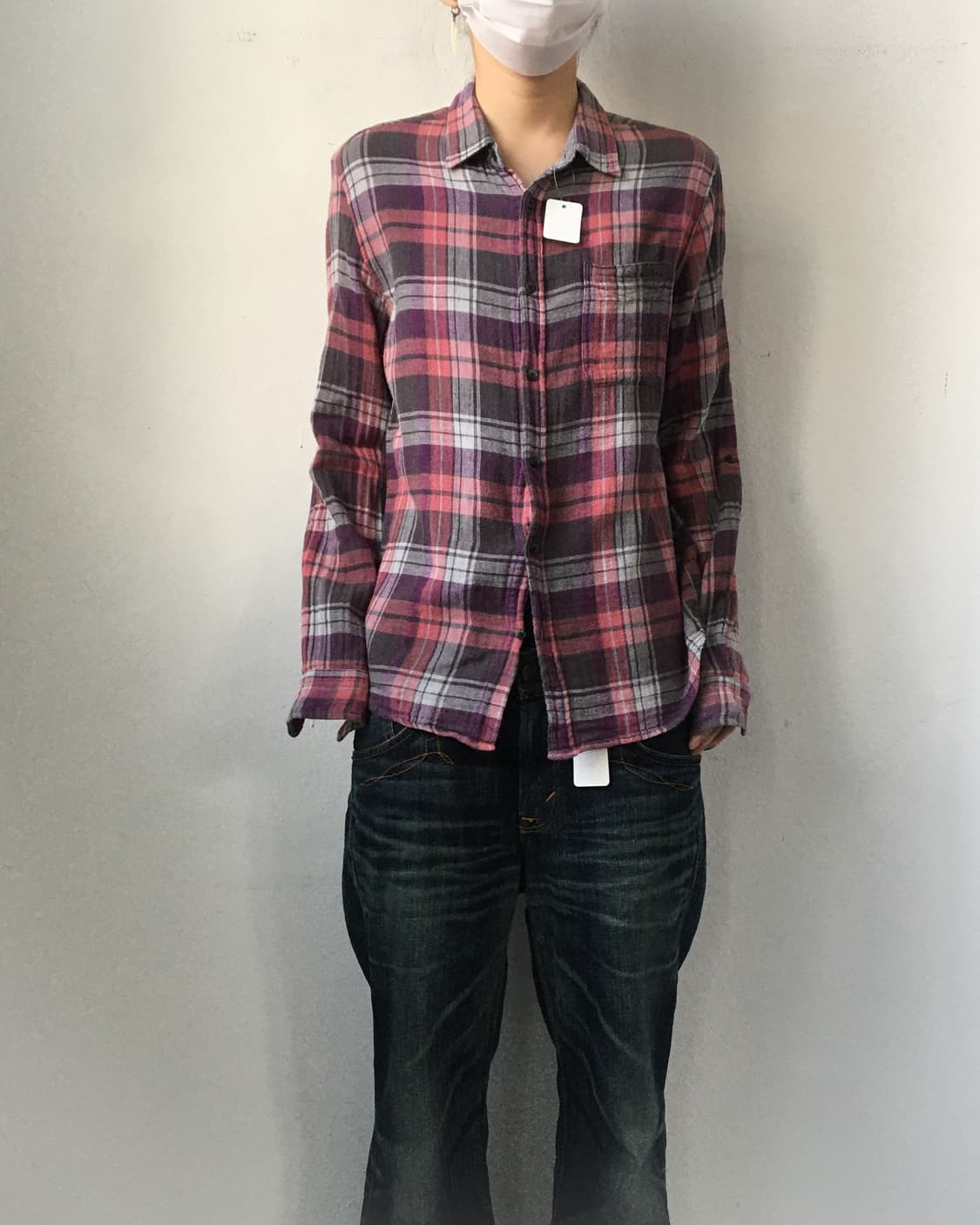Check pattern shirt 상품이미지1